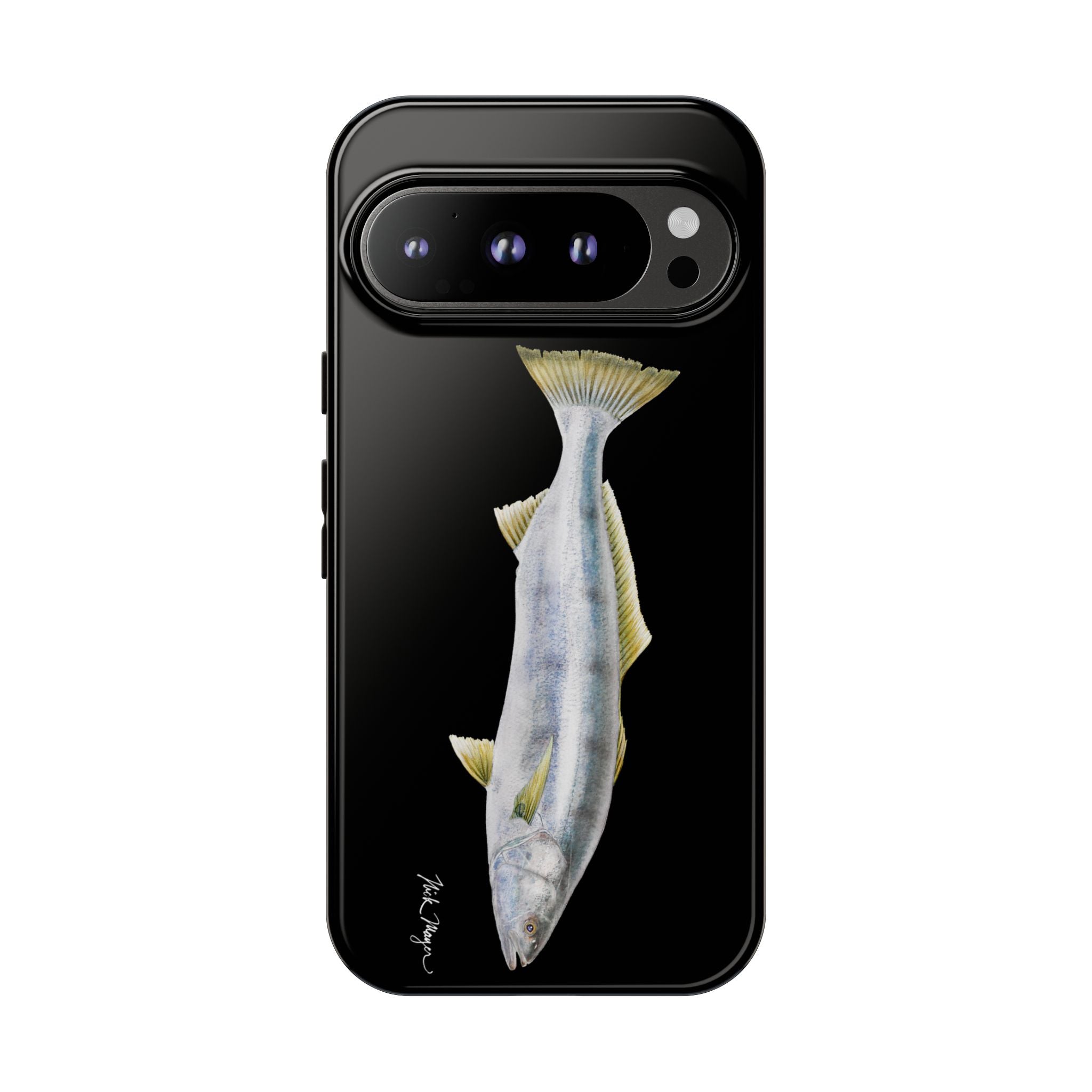 White Sea Bass Phone Case (Samsung) - black