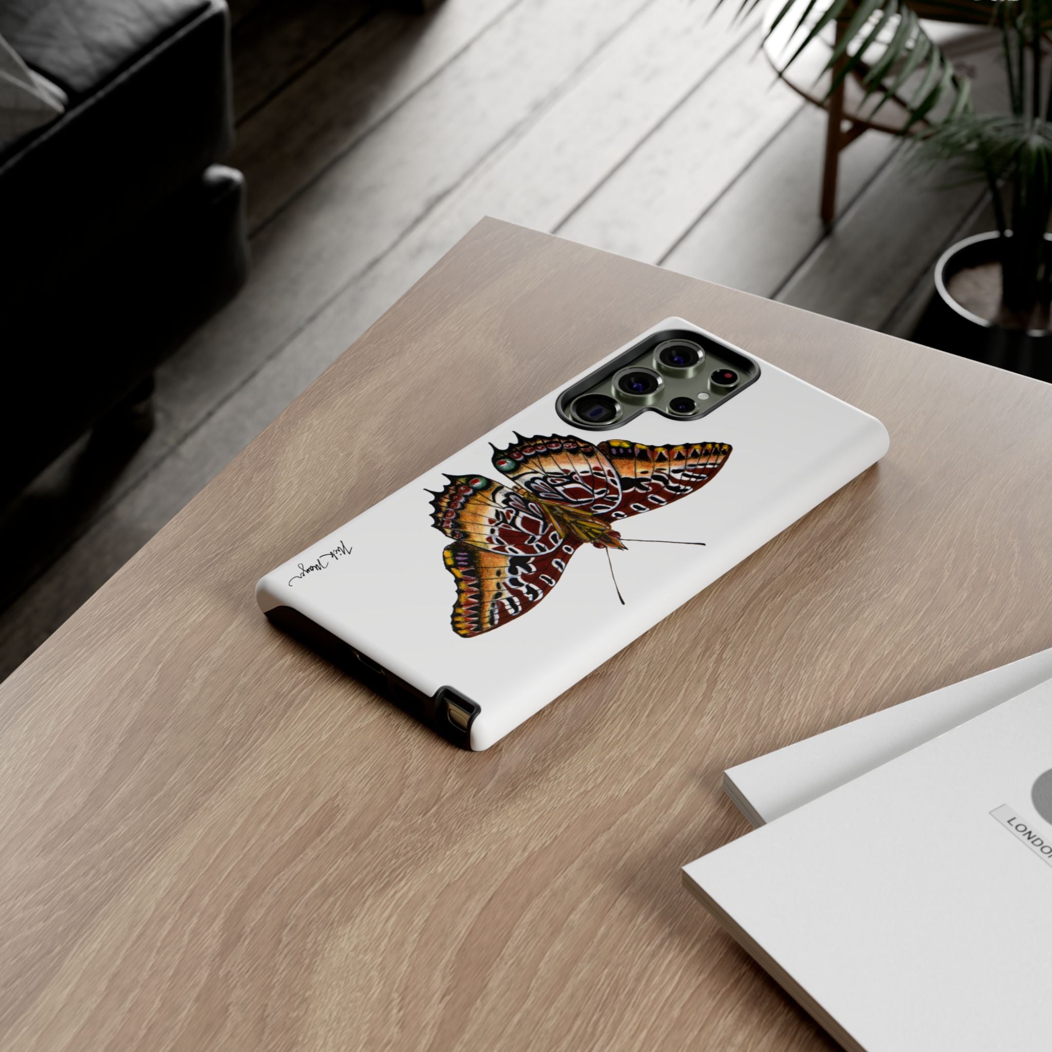 Black Bordered Charaxes Phone Case (Samsung)