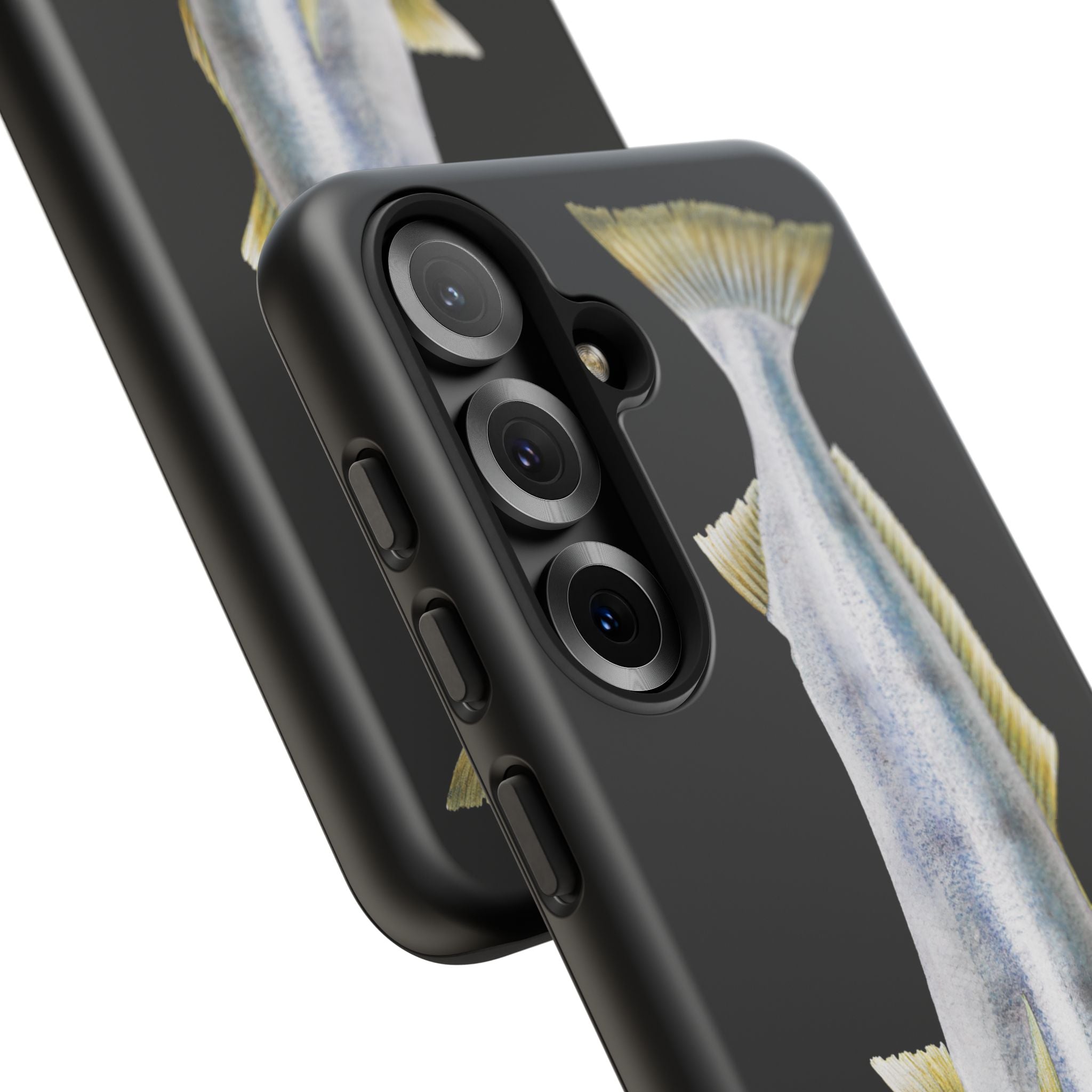 White Sea Bass Phone Case (Samsung) - black