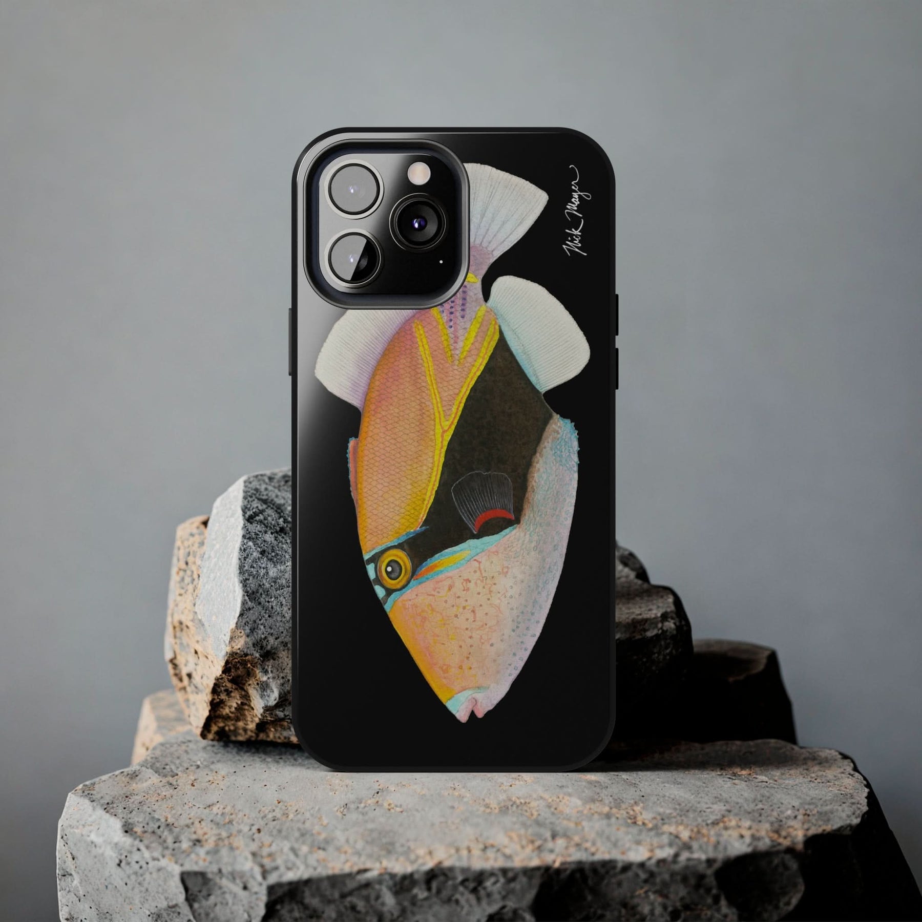 Humuhumunukunukuapua'a Black Phone Case (iPhone)