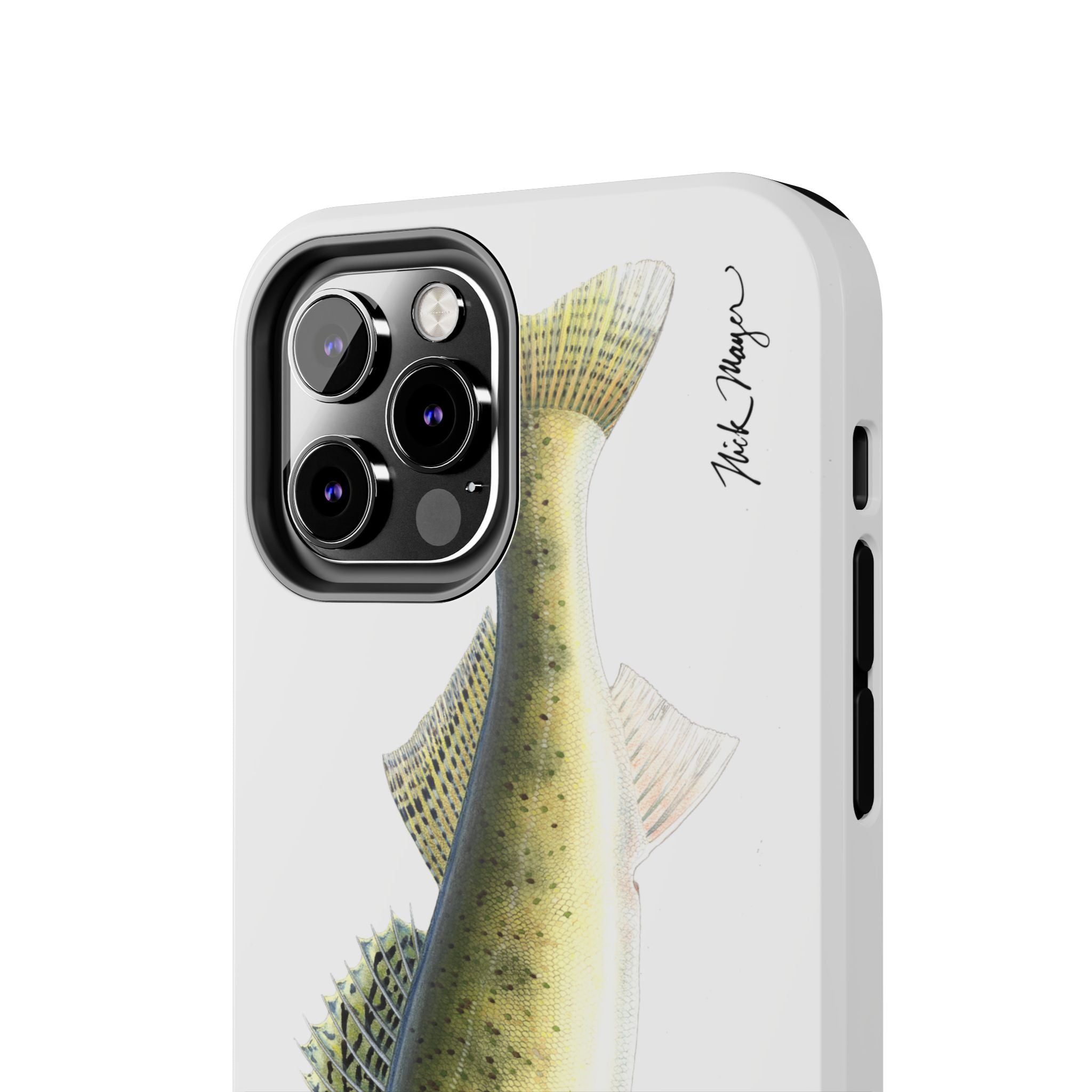 Walleye White Phone Case (iPhone)