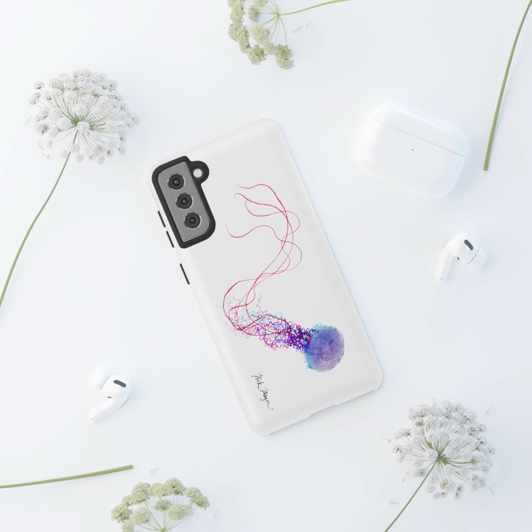 Purple Jellyfish I Phone Case (Samsung)