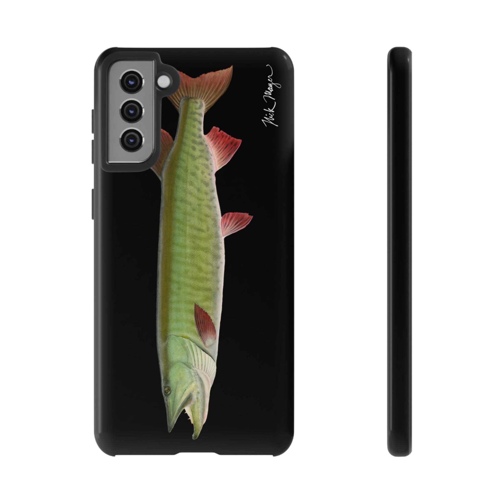 Trophy Muskie Black Phone Case (Samsung)
