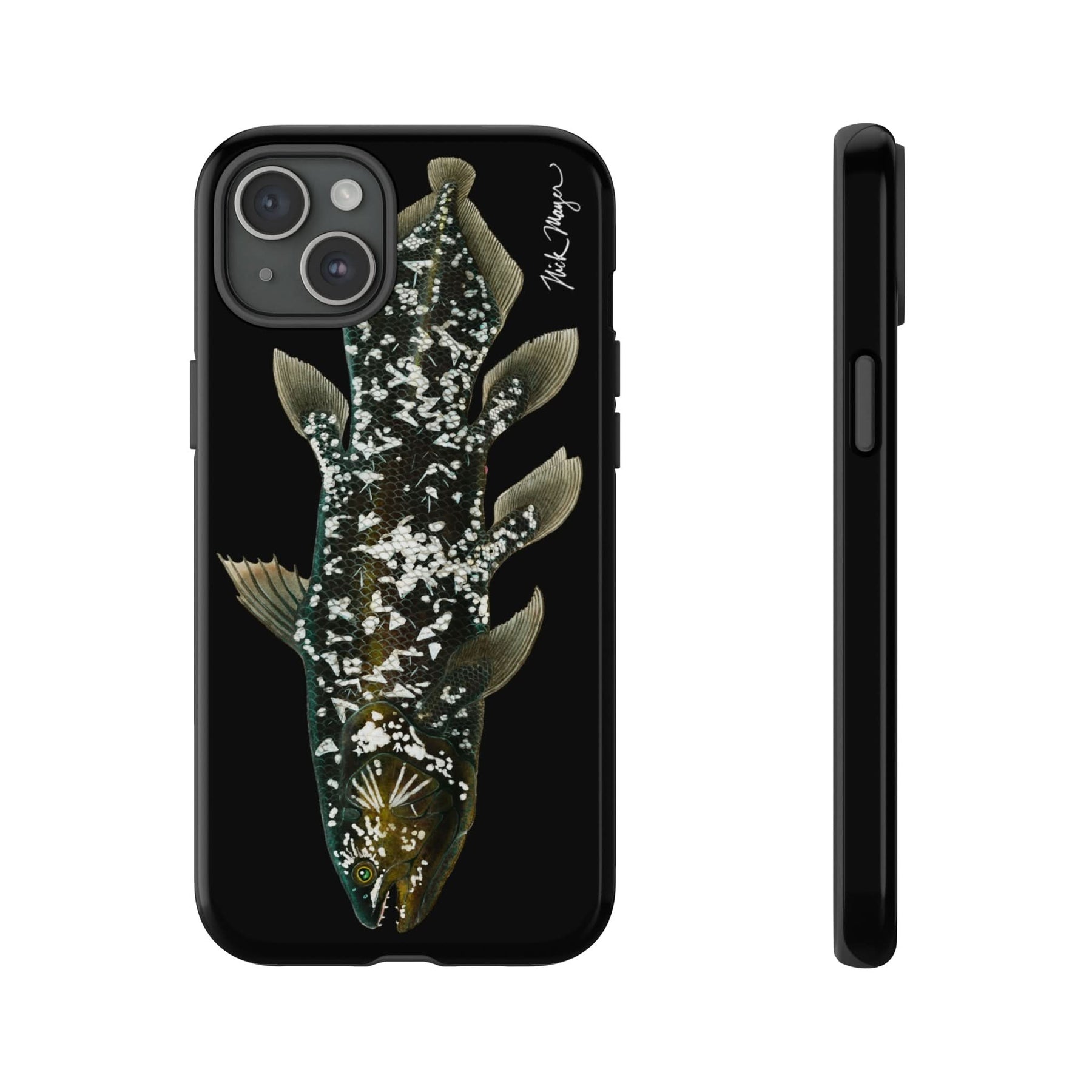 Coelacanth Black iPhone 15 Case