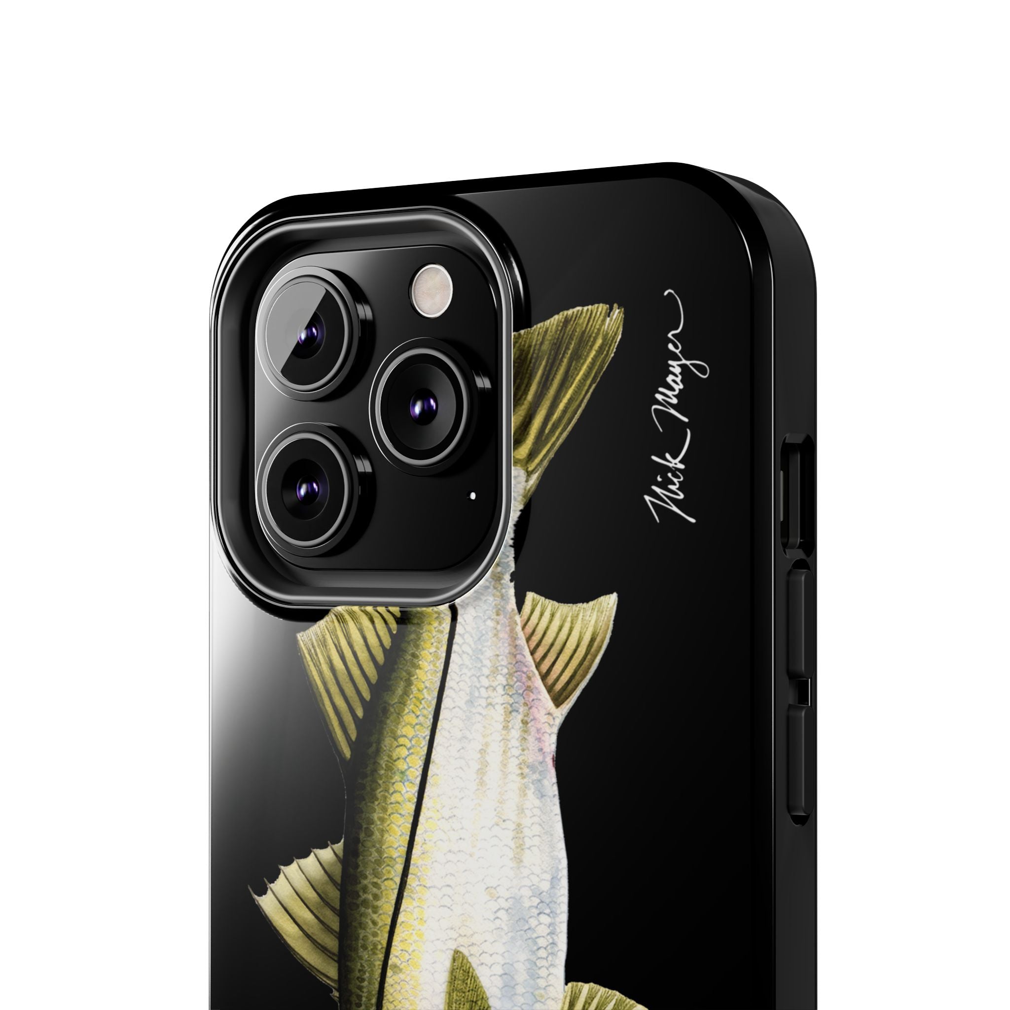 Snook Black Phone Case (iPhone)