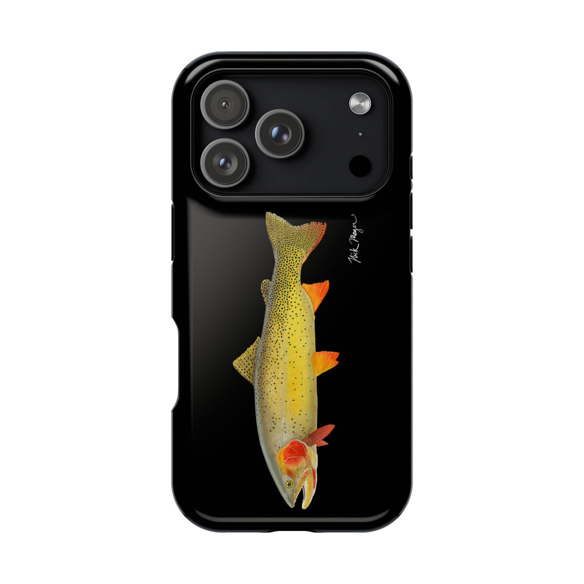 Cutthroat Trout 1 Black MagSafe iPhone Case Printify