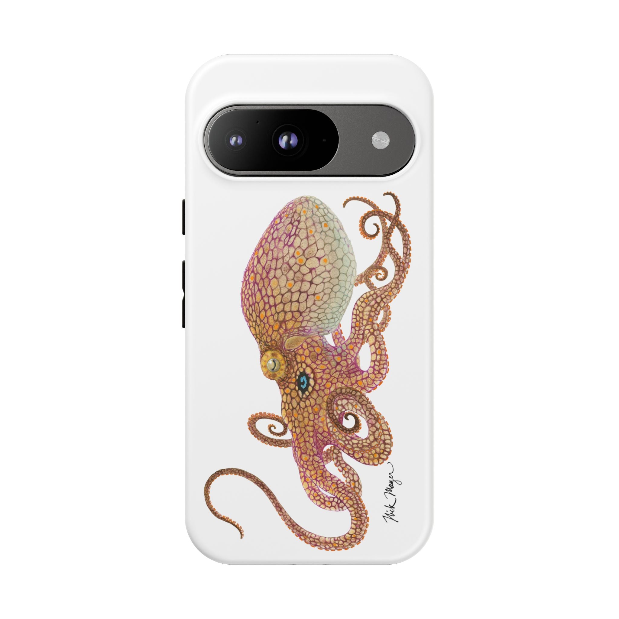 Two Spot Octopus White Phone Case (Samsung)