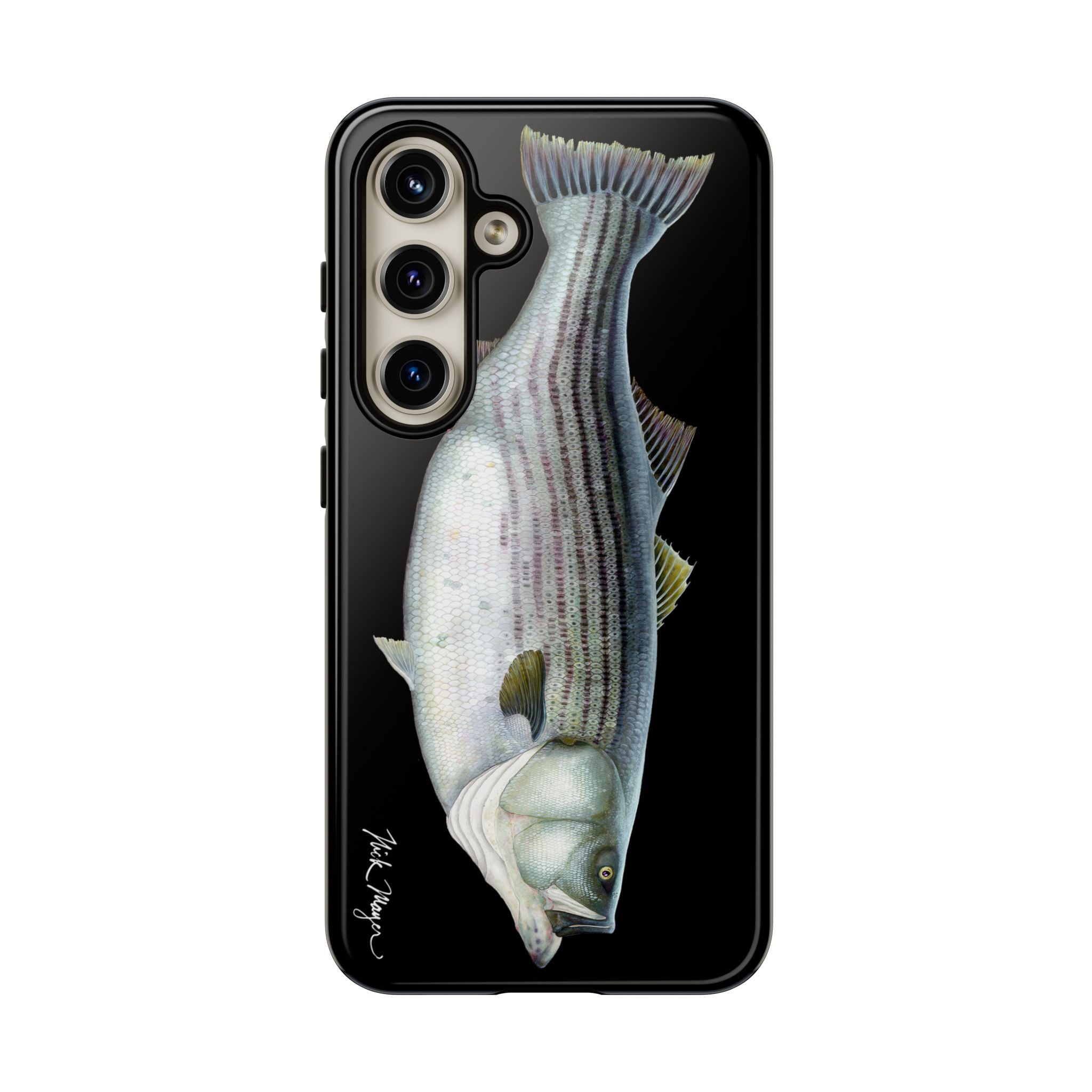 Cow Striper Phone Case (Samsung) - black
