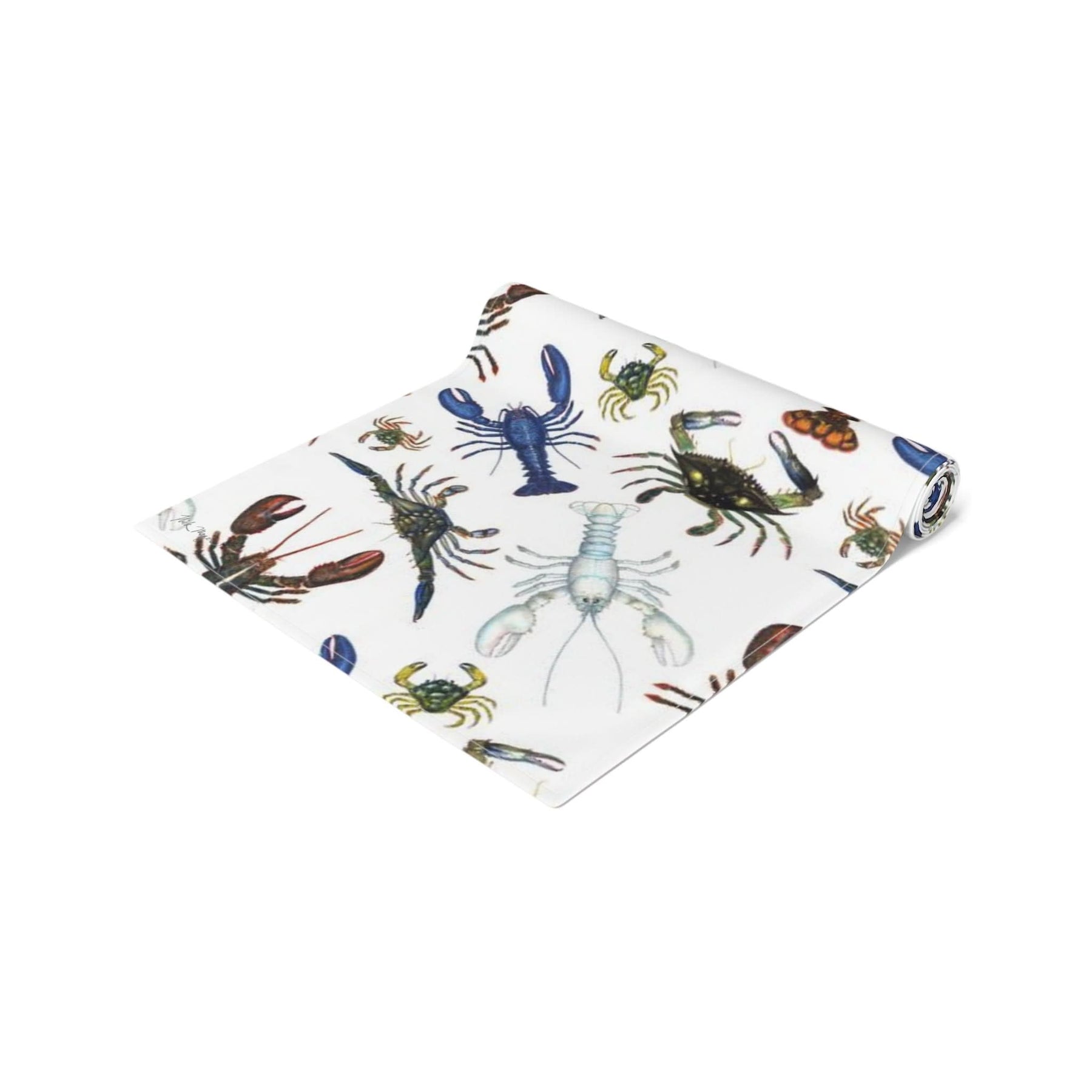 Lobsters II Cotton Table Runner