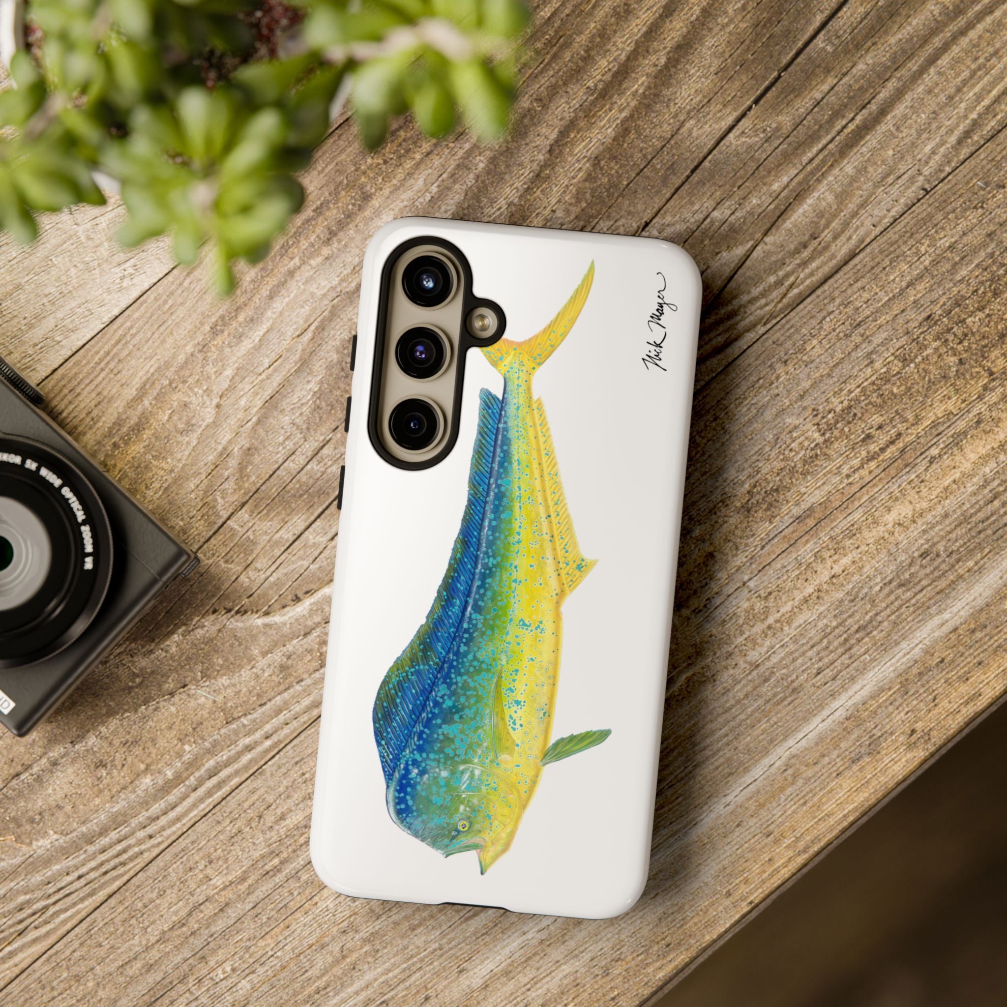Bull Mahi White Phone Case (Samsung)