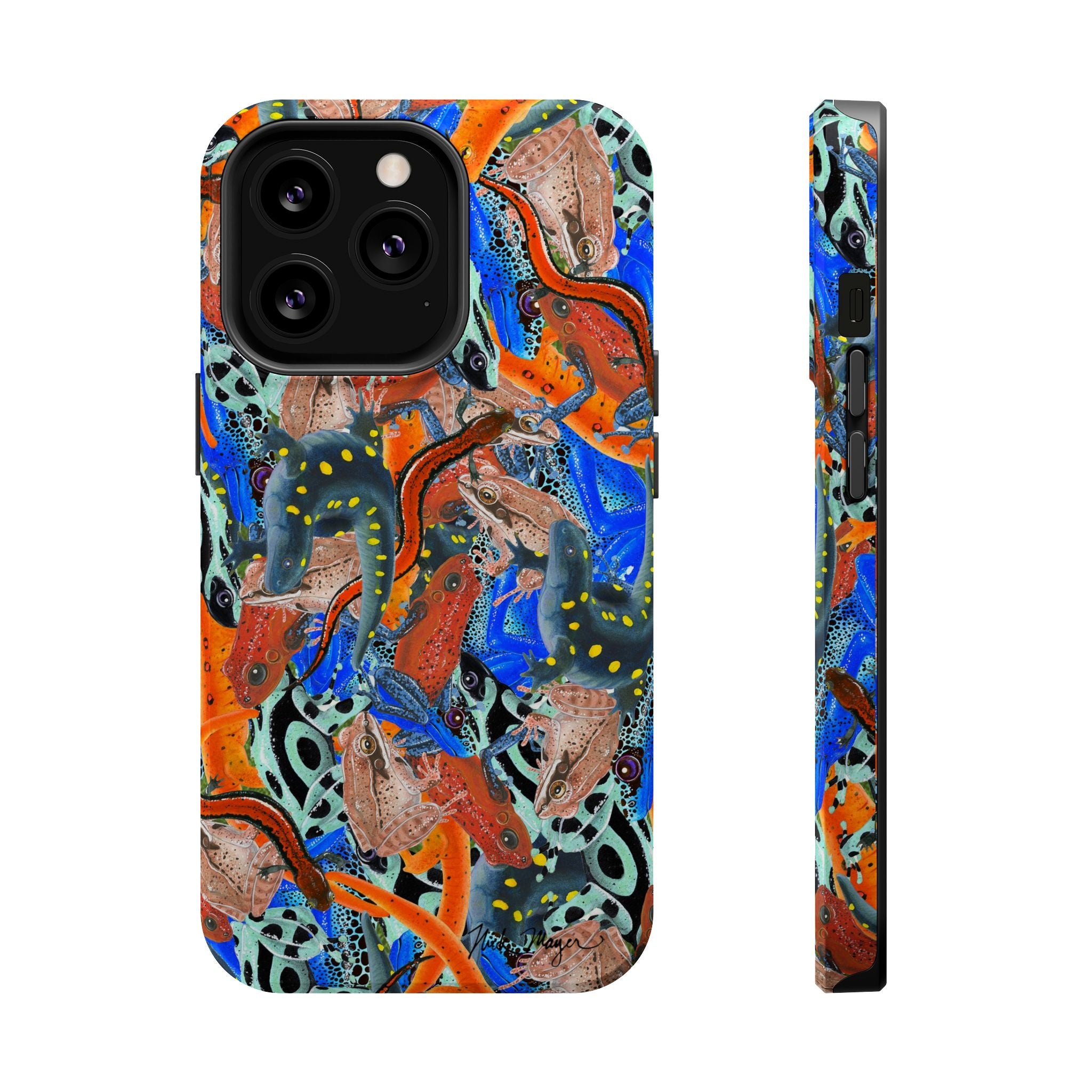 Frogs and Salamanders MagSafe iPhone Case