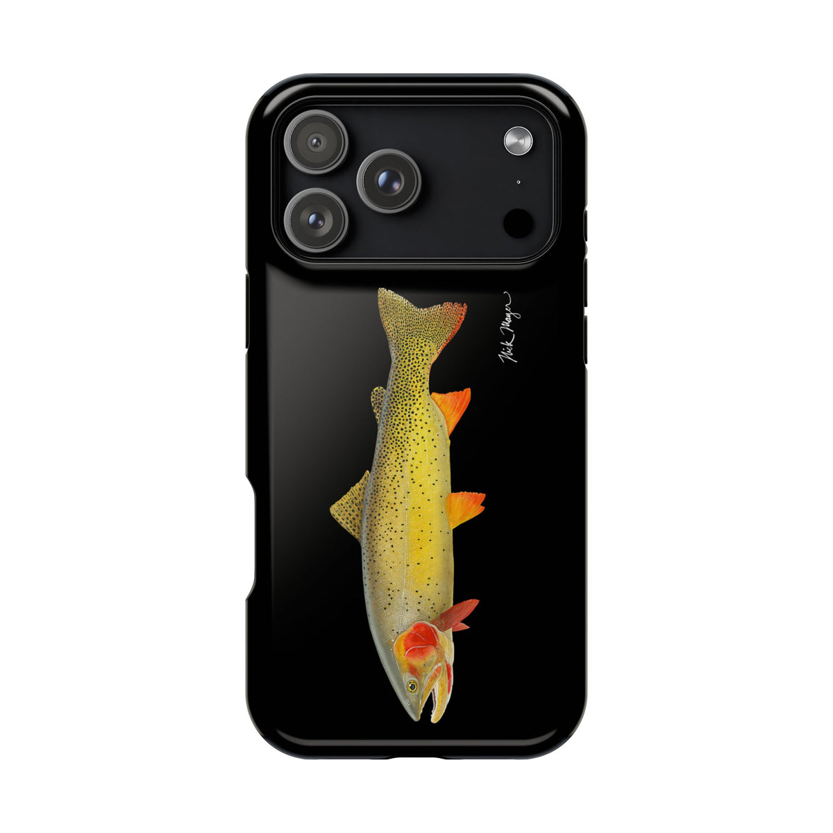Cutthroat Trout 1 Black MagSafe iPhone Case Printify