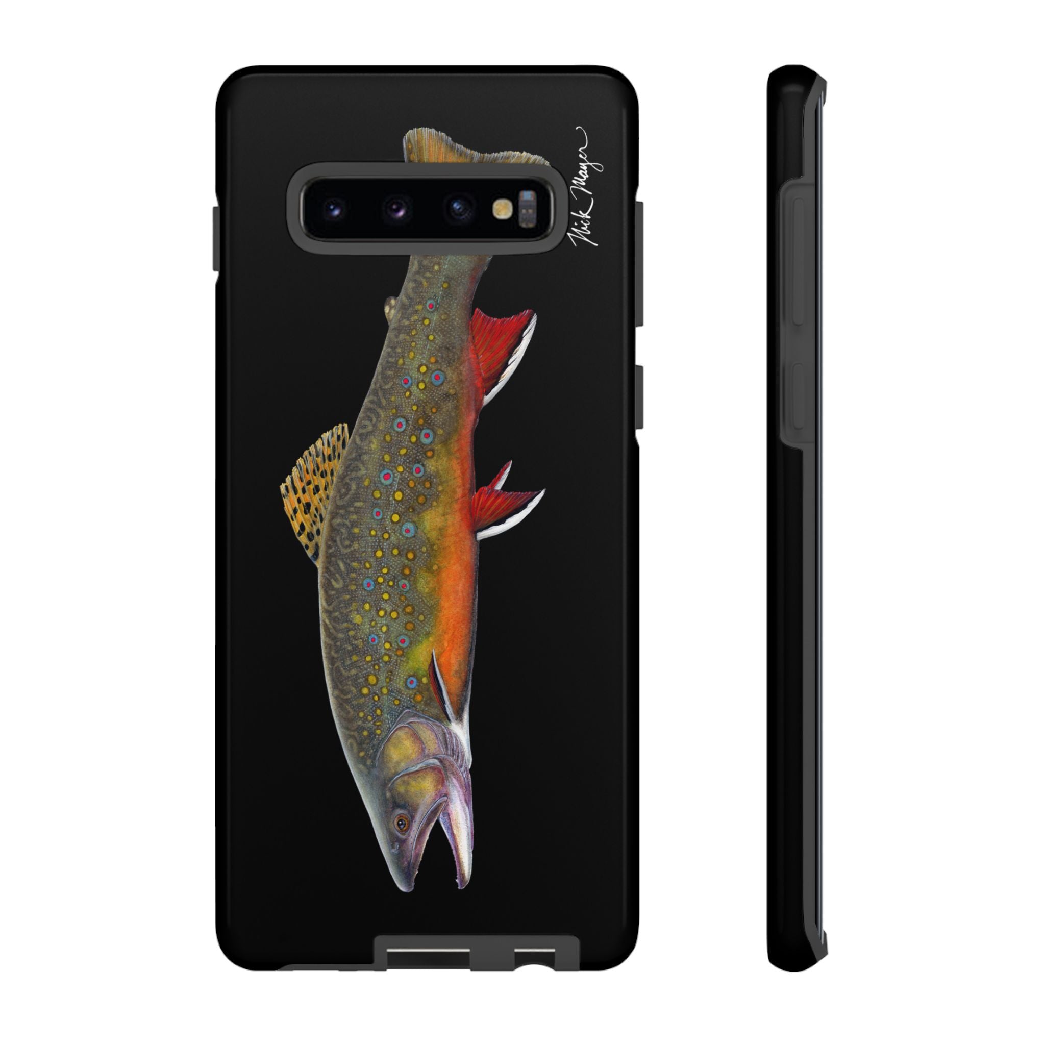 Brook Trout Black Phone Cases (Samsung)