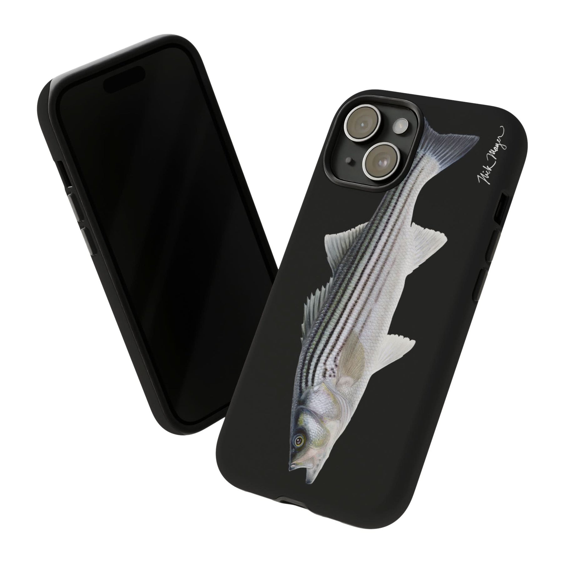 Schoolie Striper Black iPhone 15 Case