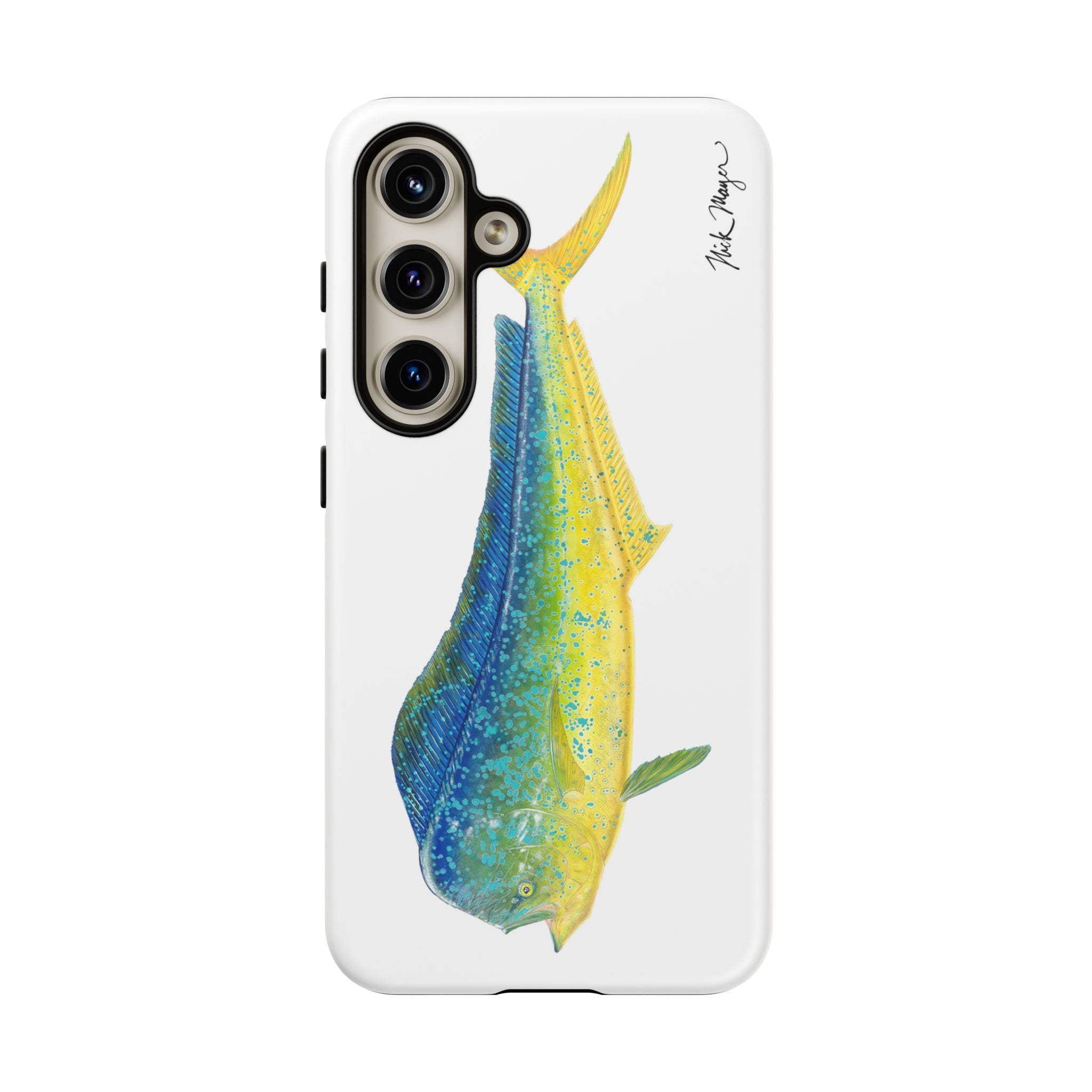 Bull Mahi White Phone Case (Samsung)