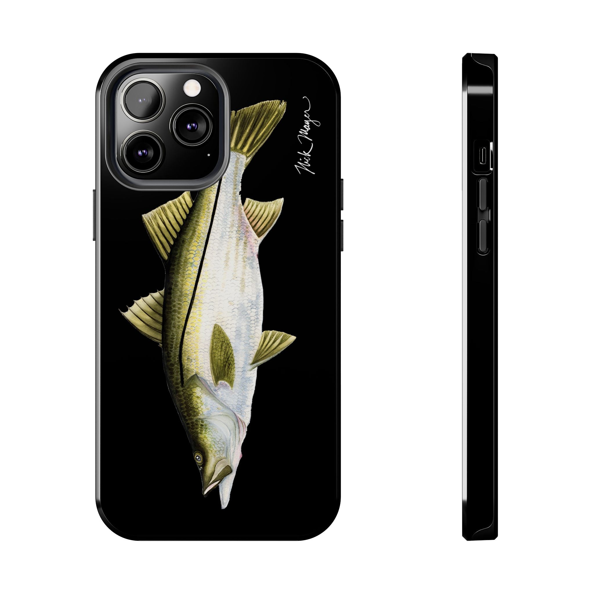 Snook Black Phone Case (iPhone)
