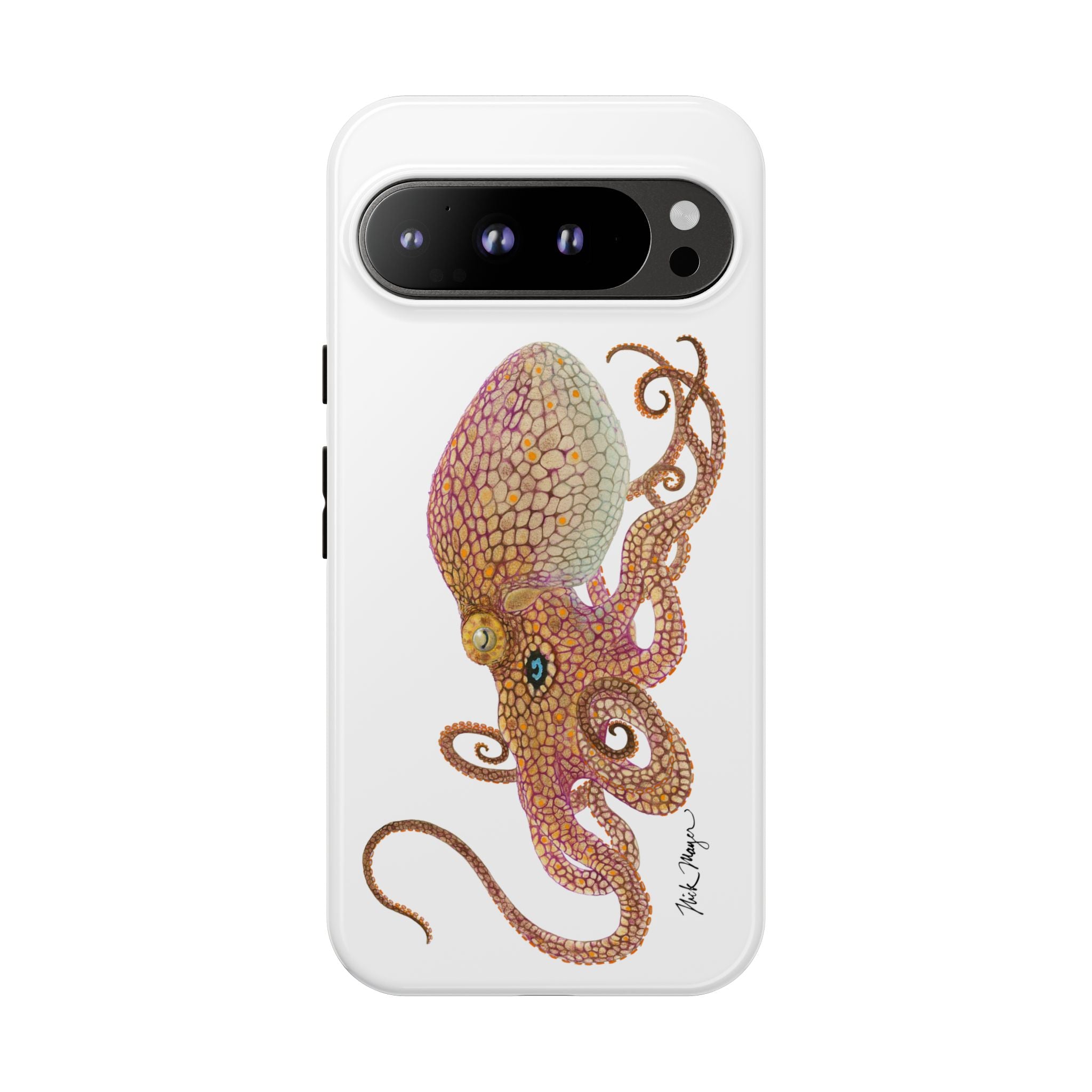 Two Spot Octopus White Phone Case (Samsung)