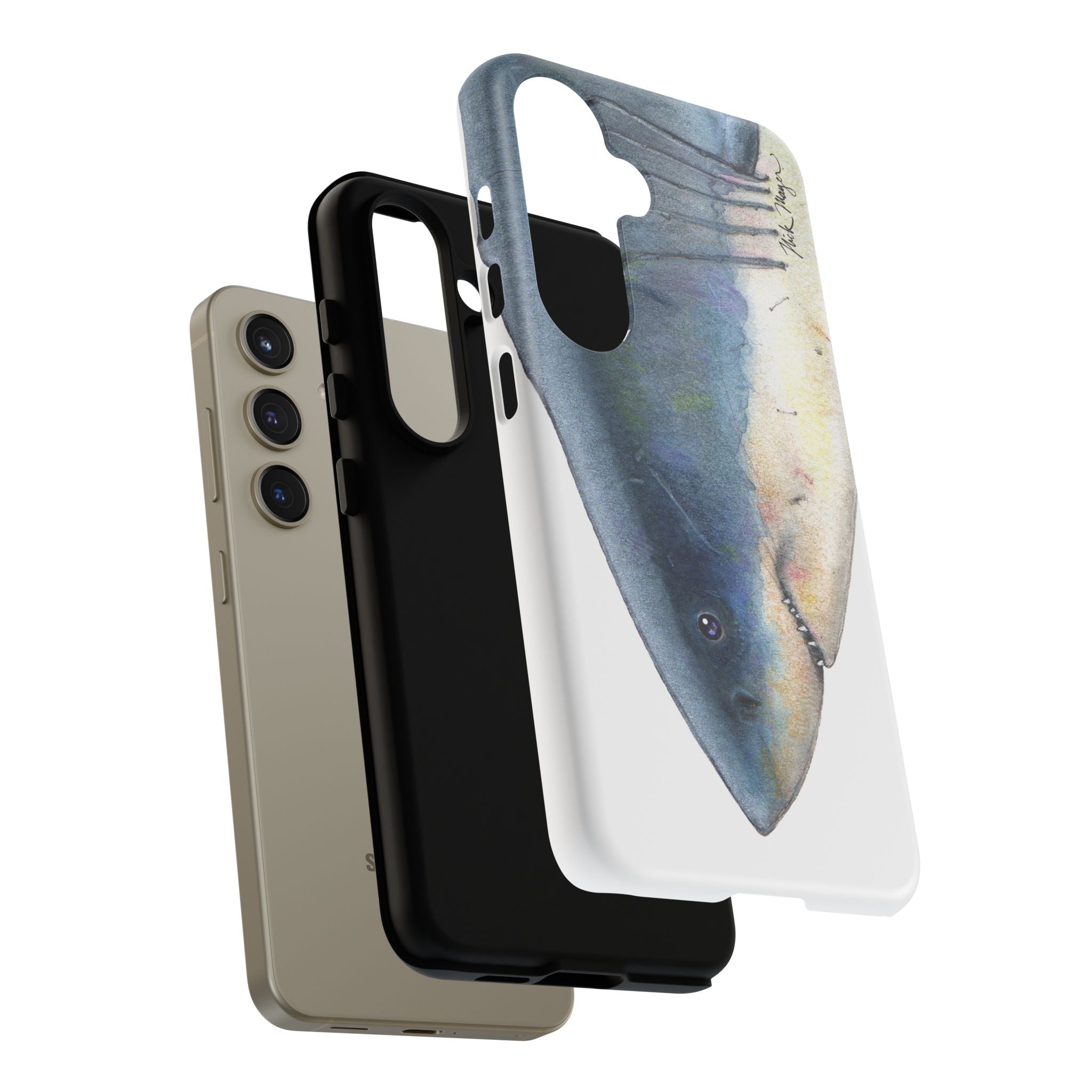 Great White Shark Face Phone Case (Samsung) Printify