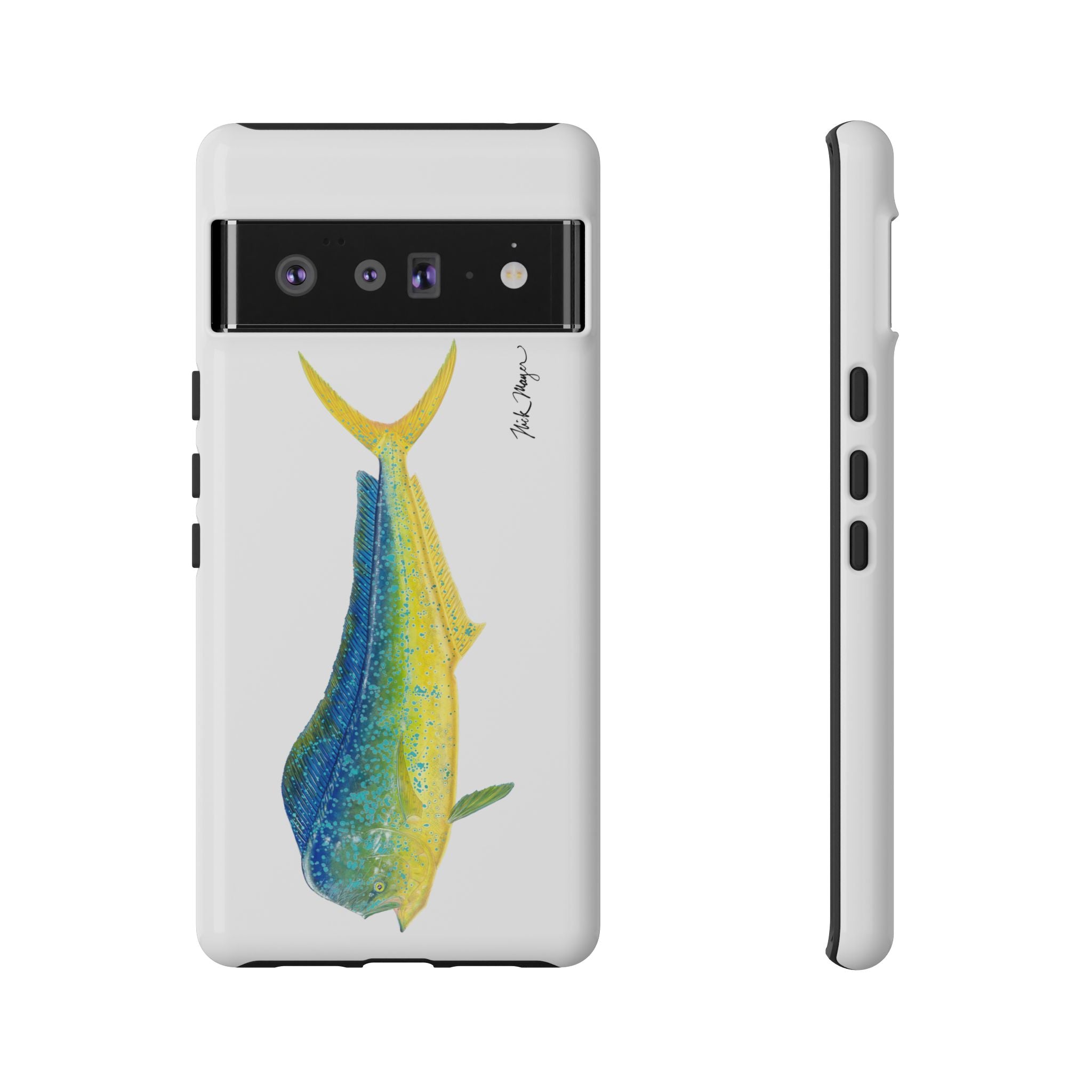 Bull Mahi White Phone Case (Samsung)
