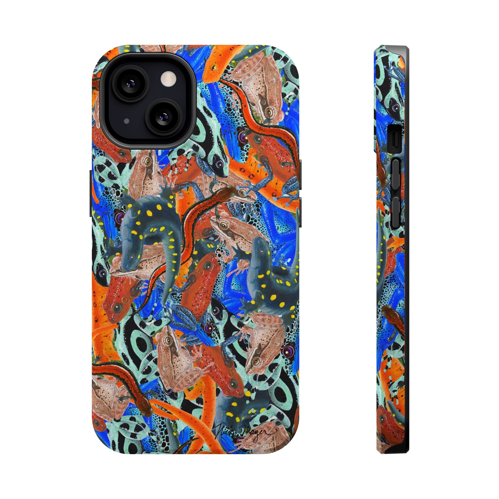 Frogs and Salamanders MagSafe iPhone Case