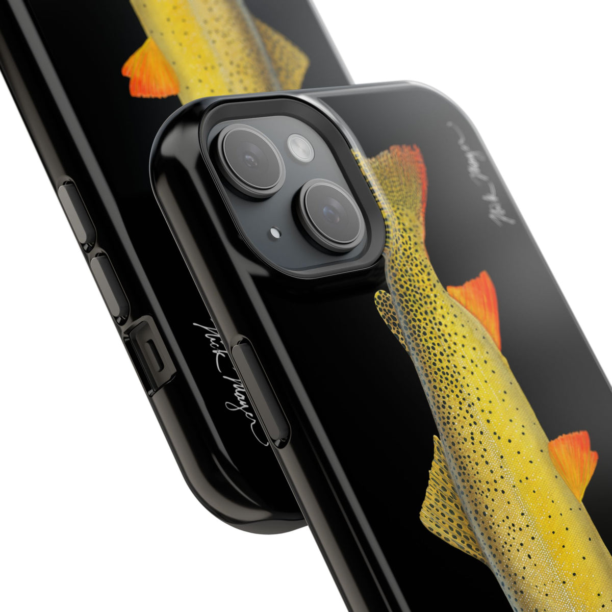 Cutthroat Trout 1 Black MagSafe iPhone Case Printify