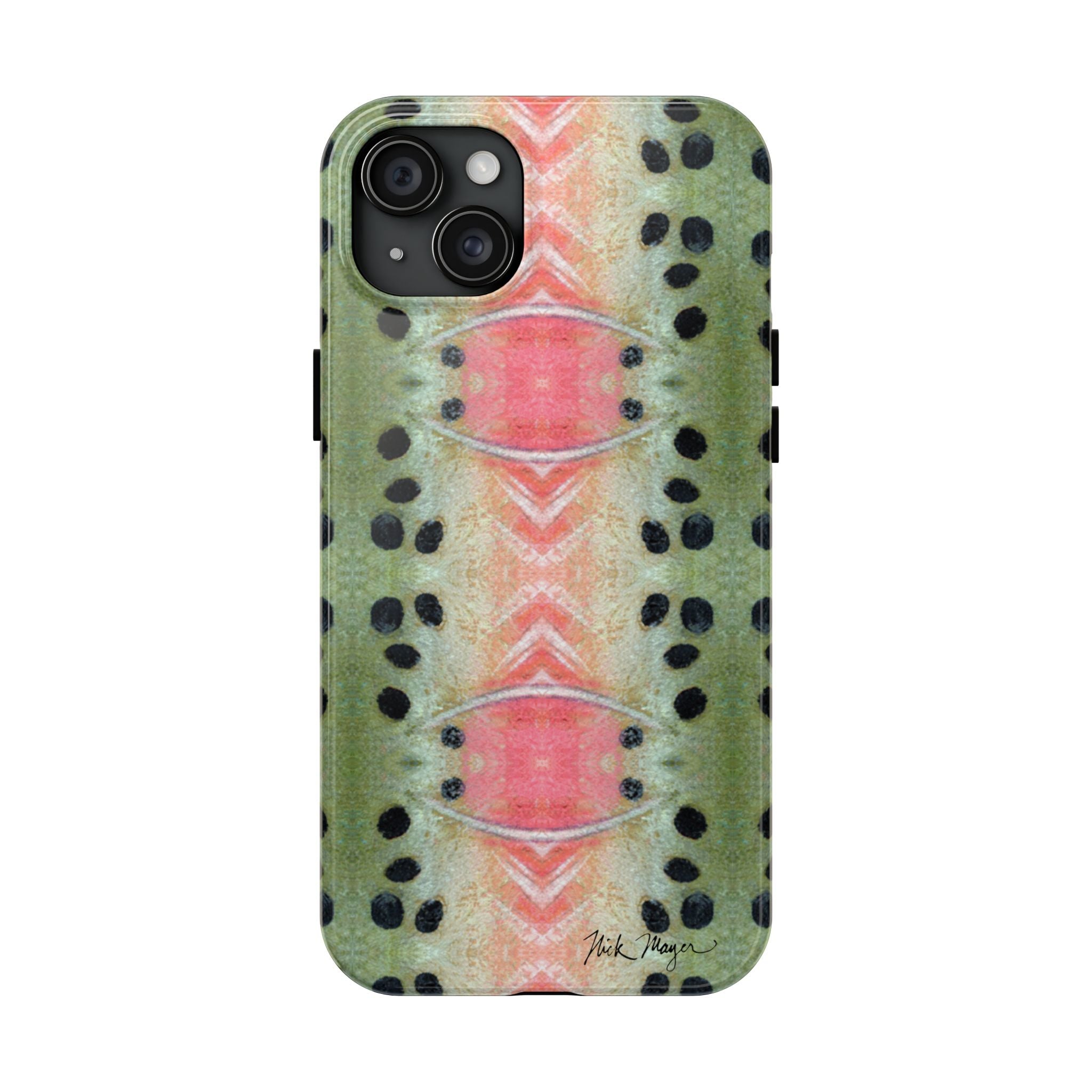 Rainbow Trout Pattern Phone Case (iPhone)