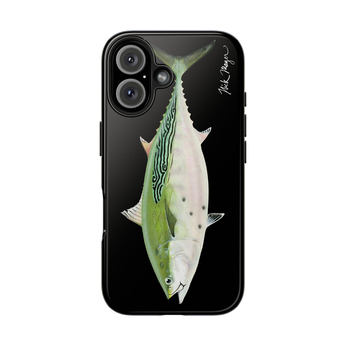 Albie Black Phone Case (iPhone) Printify