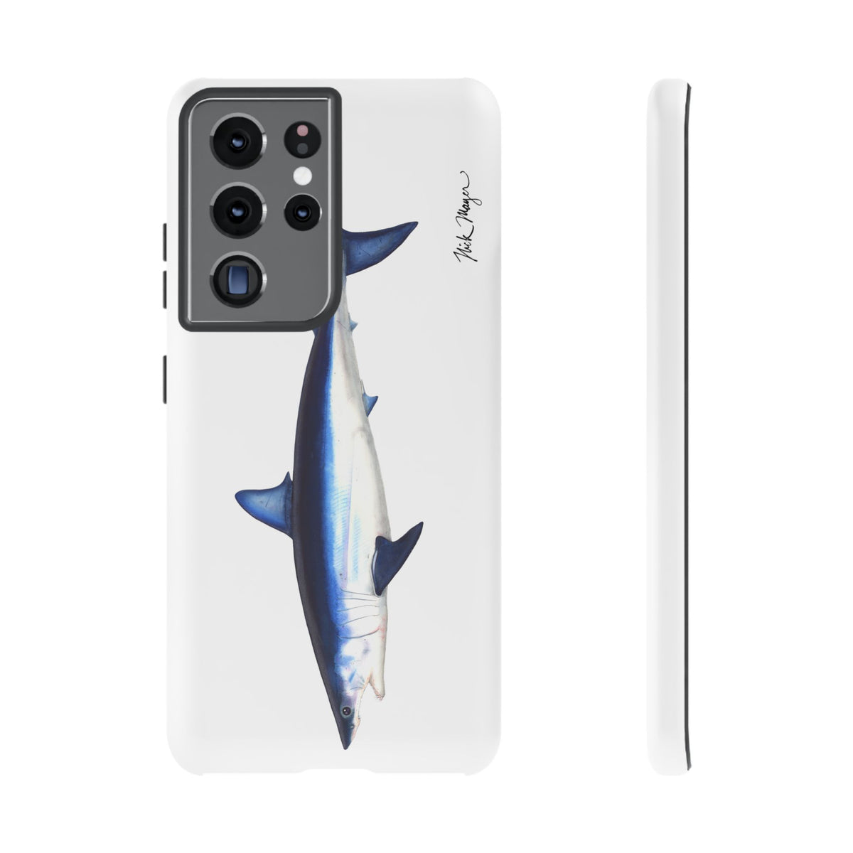 Mako Shark White Phone Case (Samsung) Printify