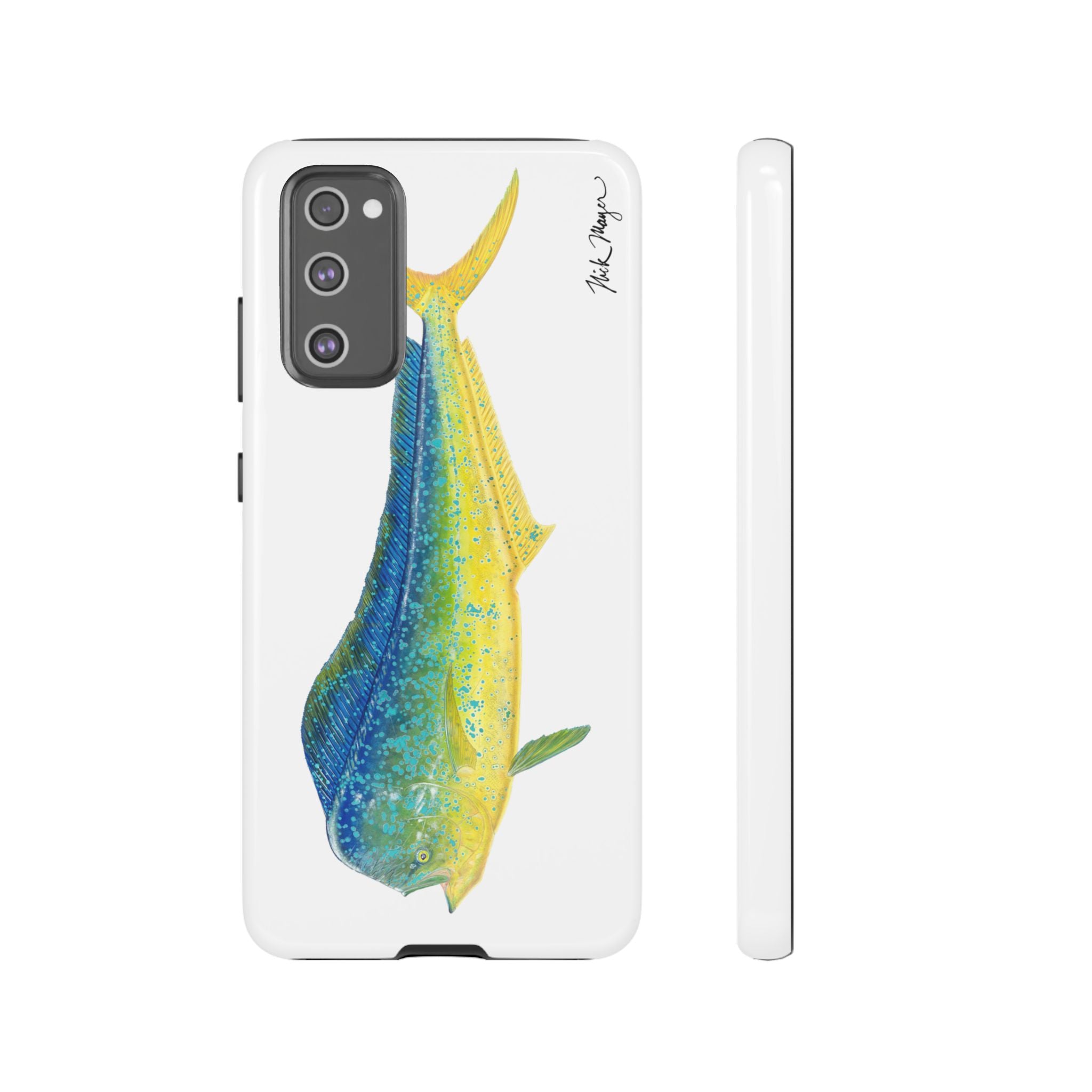 Bull Mahi White Phone Case (Samsung)