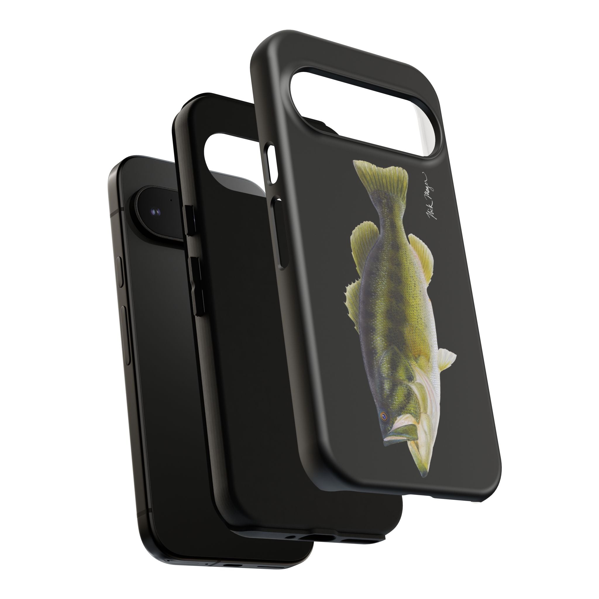 Largemouth Bass Black Phone Case (Samsung)