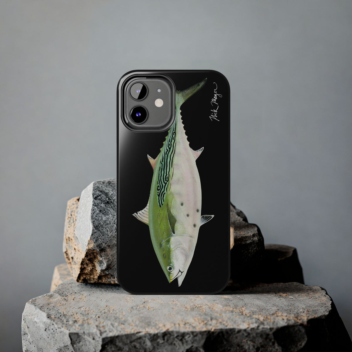Albie Black Phone Case (iPhone) Printify