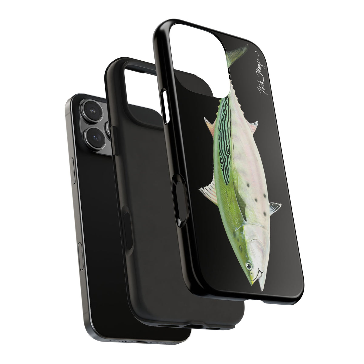 Albie Black Phone Case (iPhone) Printify
