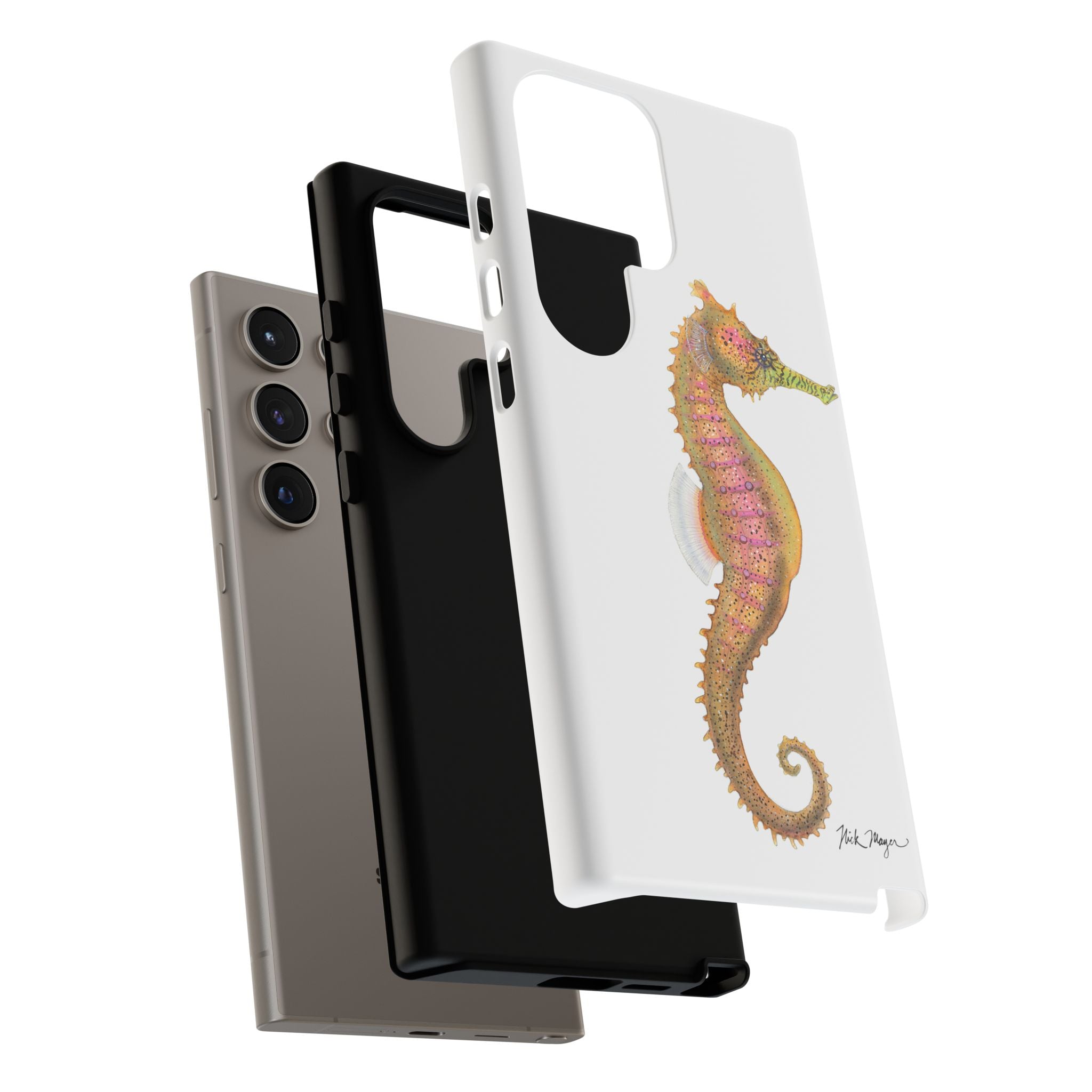 Pink Seahorse Phone Case (Samsung)