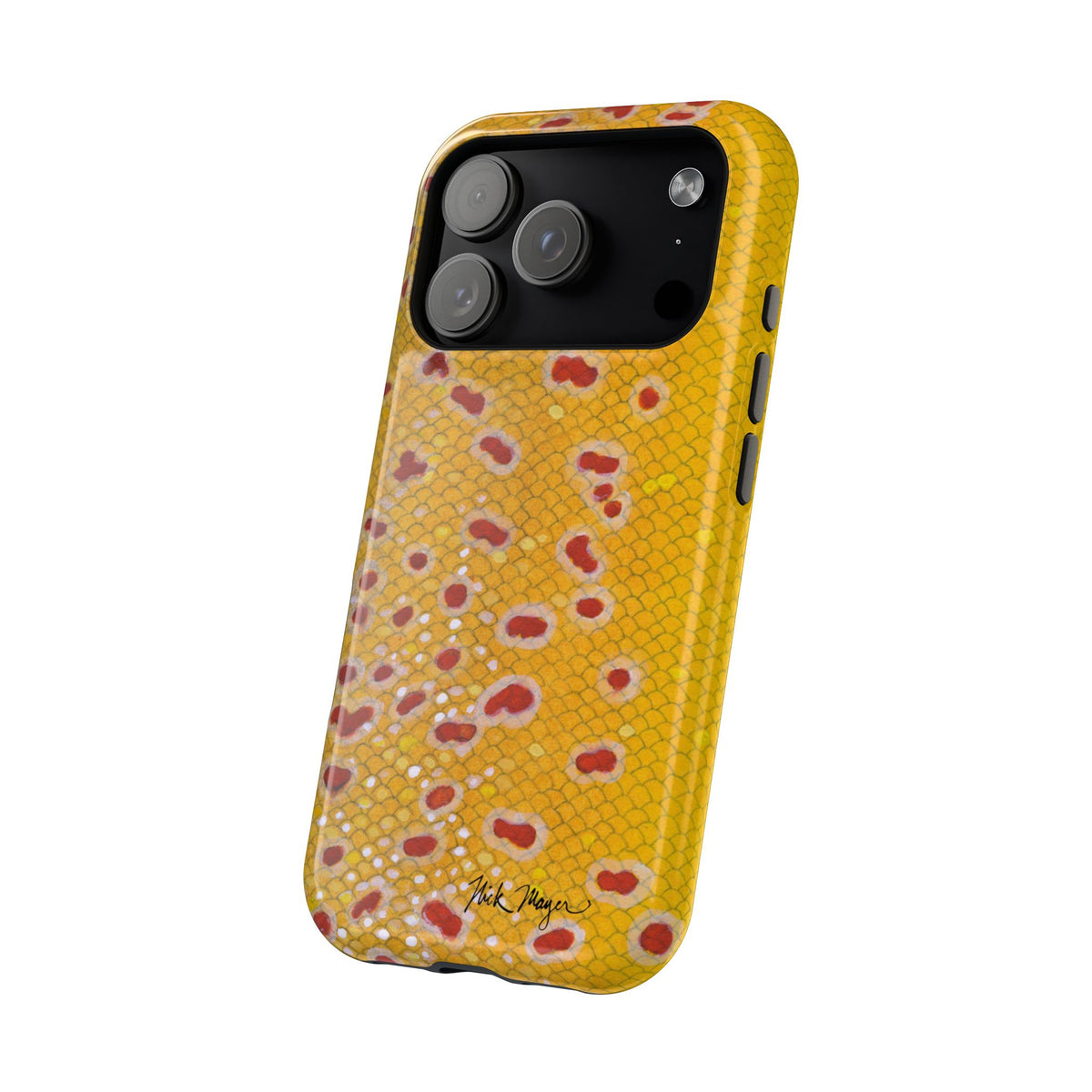 Brown Trout 3 Skin MagSafe iPhone Case Printify