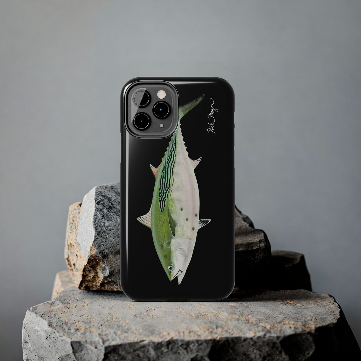 Albie Black Phone Case (iPhone) Printify