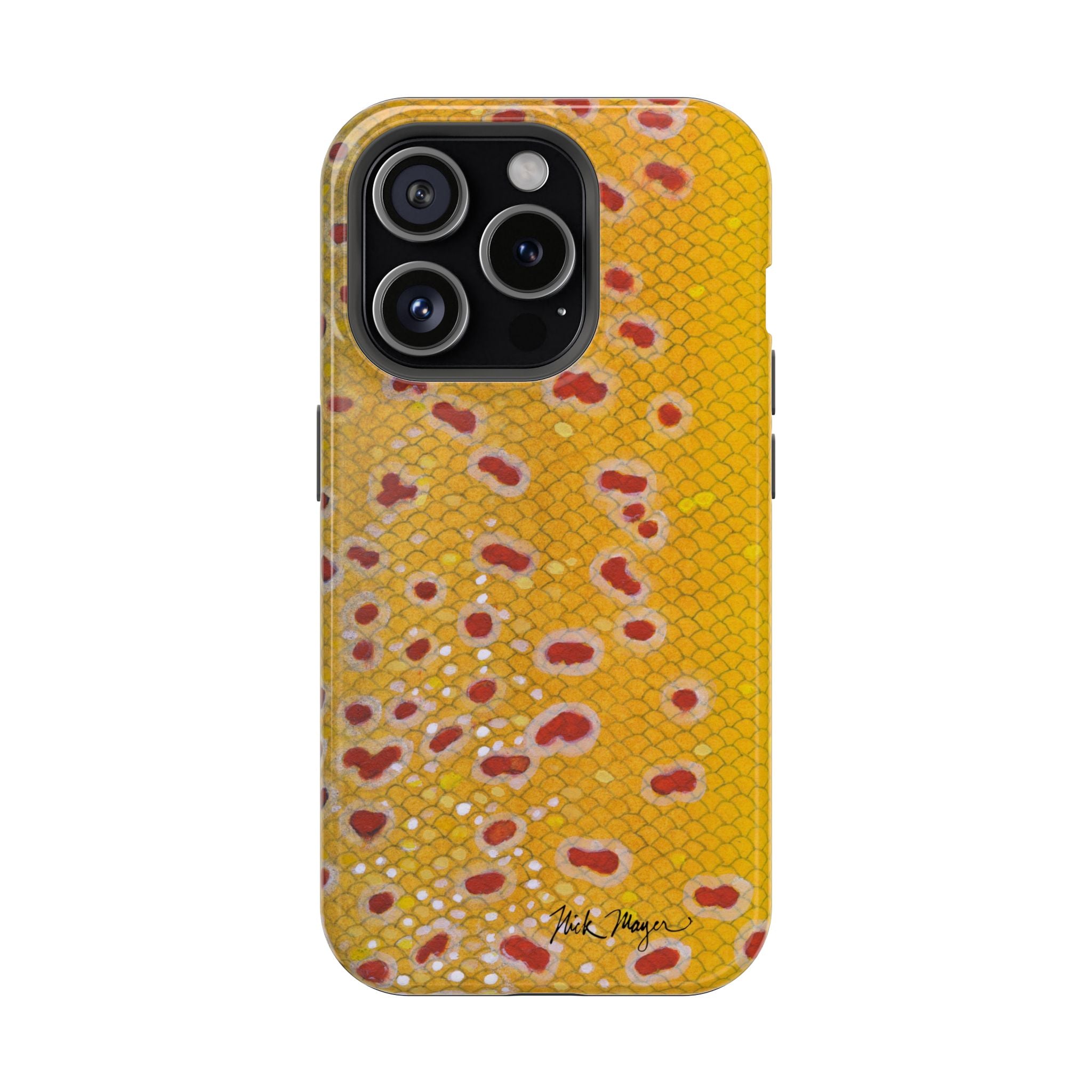 Brown Trout 3 Skin MagSafe iPhone Case