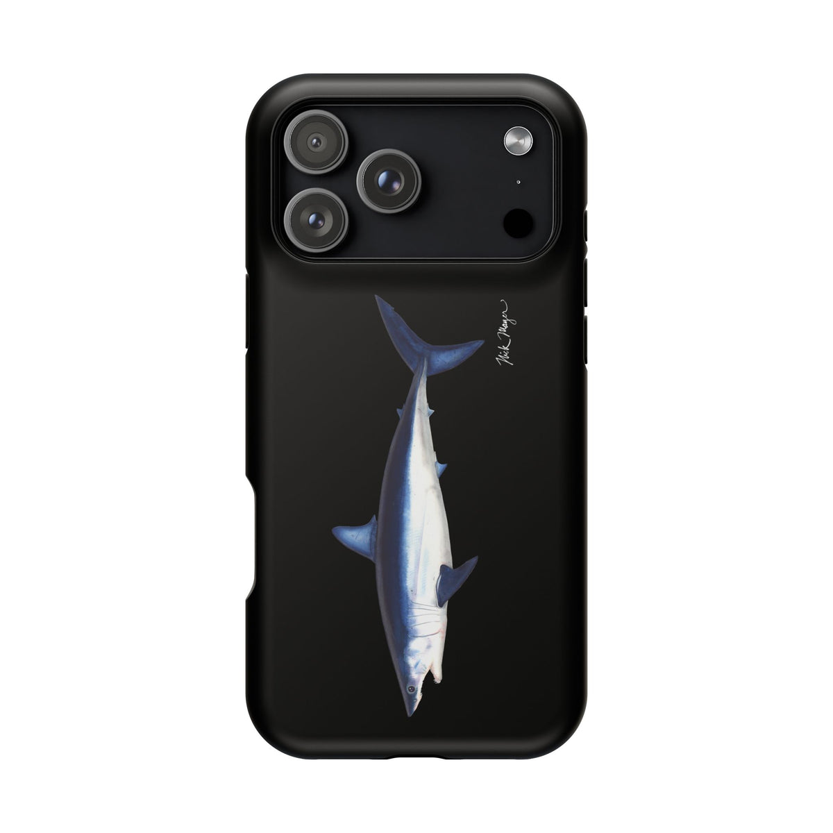 Mako Shark MagSafe Black iPhone Case Printify