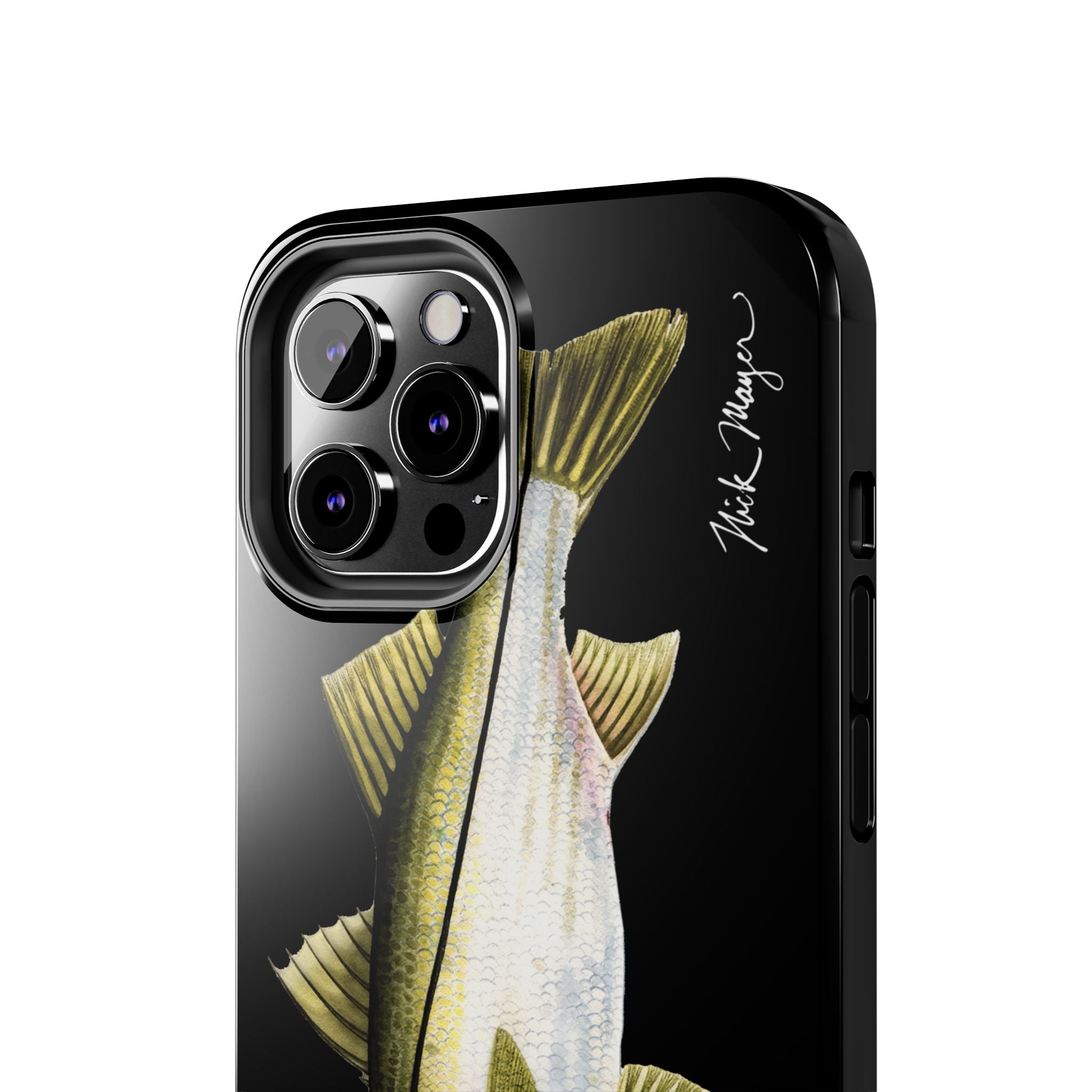 Snook Black Phone Case (iPhone)