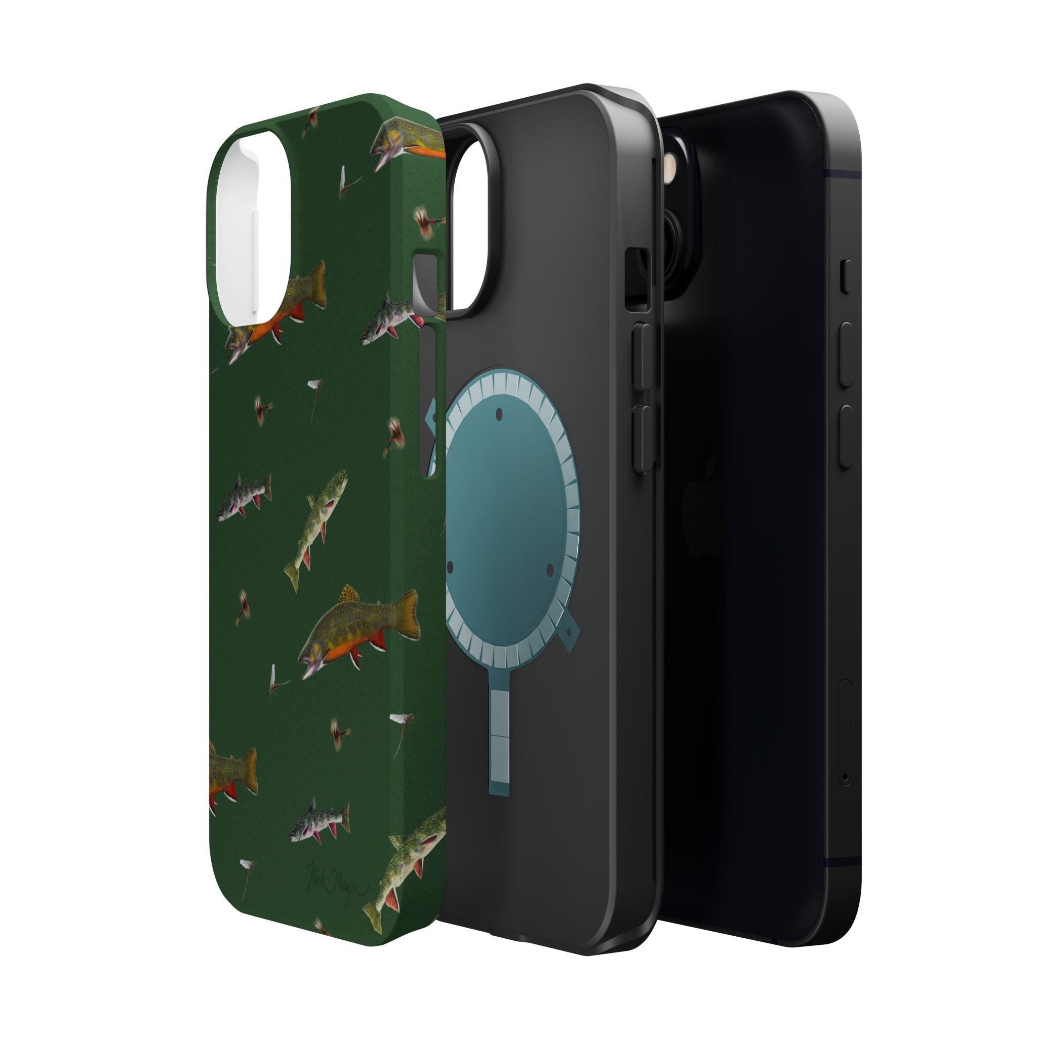 Trout and Flies MagSafe iPhone Case