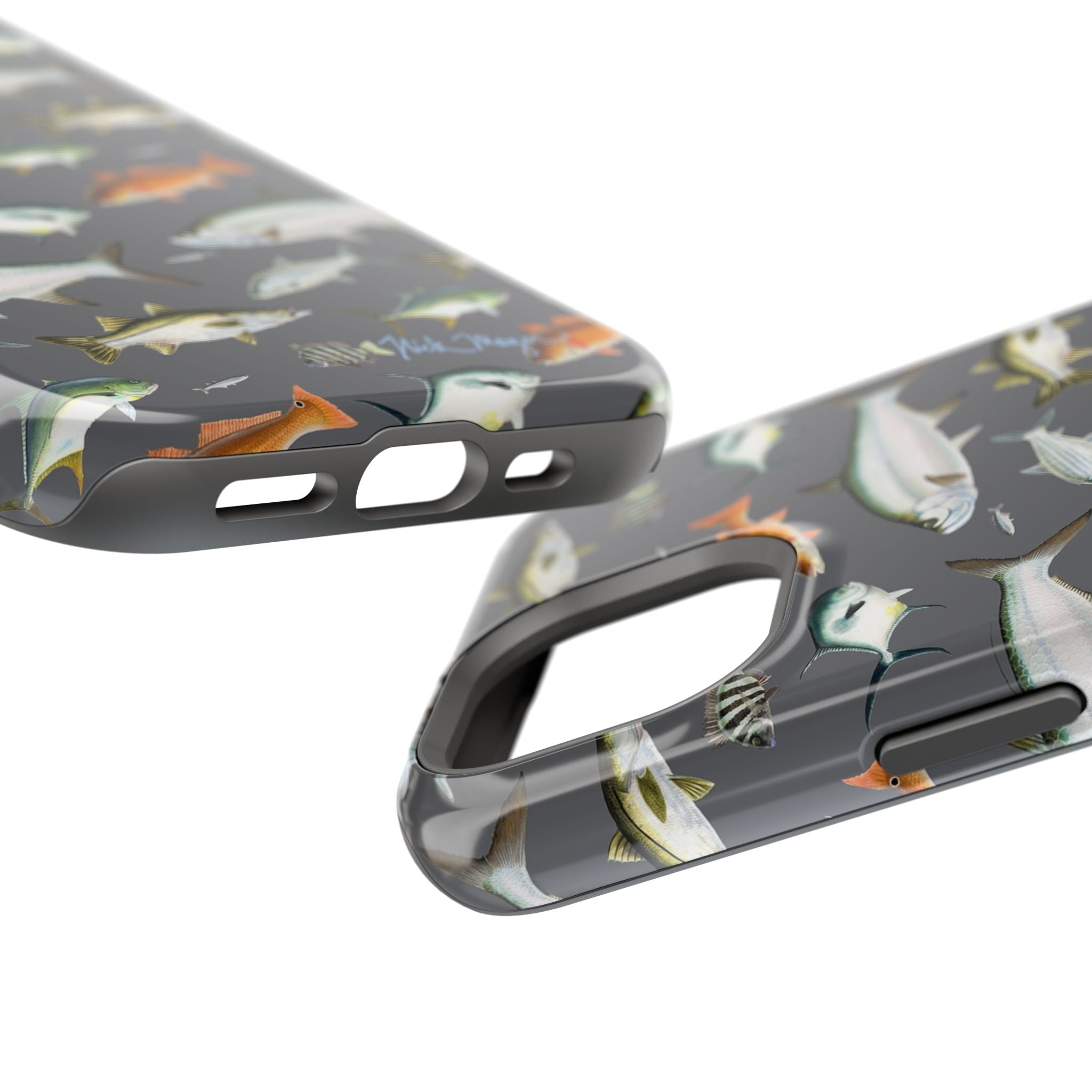 NEW Southern Fish Grey MagSafe iPhone Case