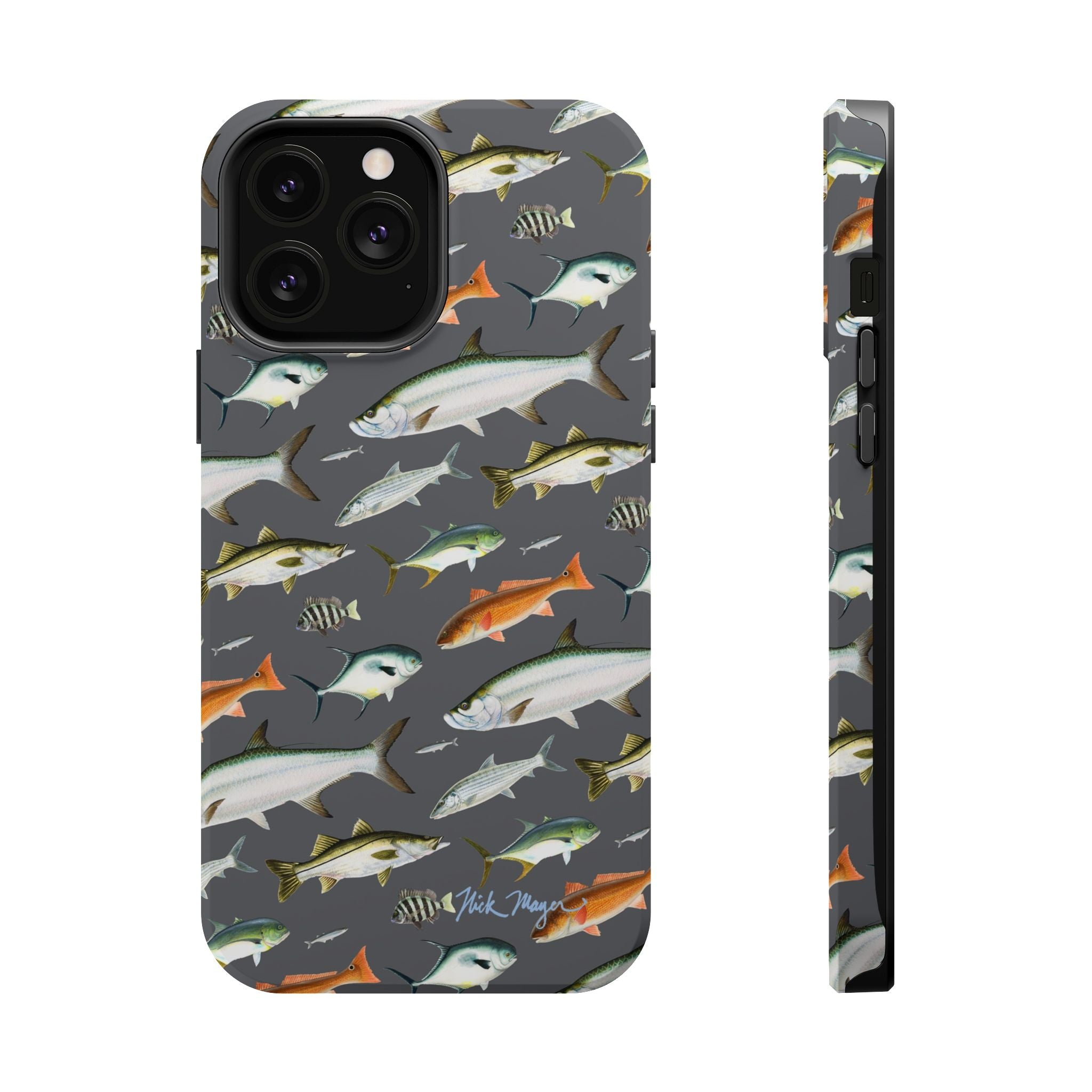 NEW Southern Fish Grey MagSafe iPhone Case