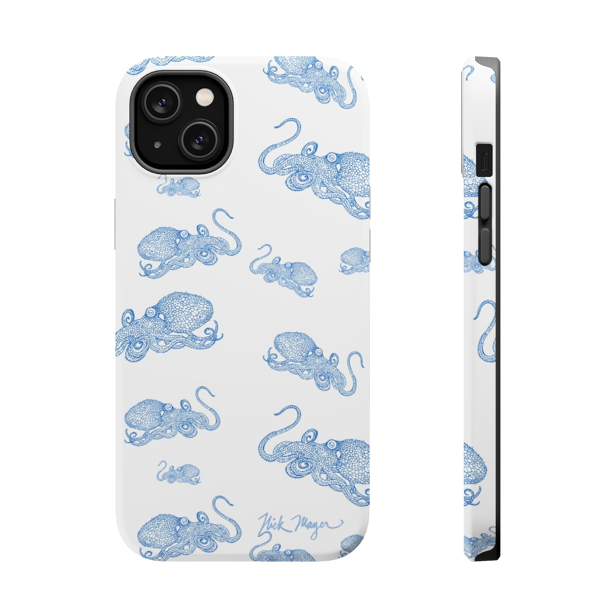 Blue Octopus 2 MagSafe iPhone Case