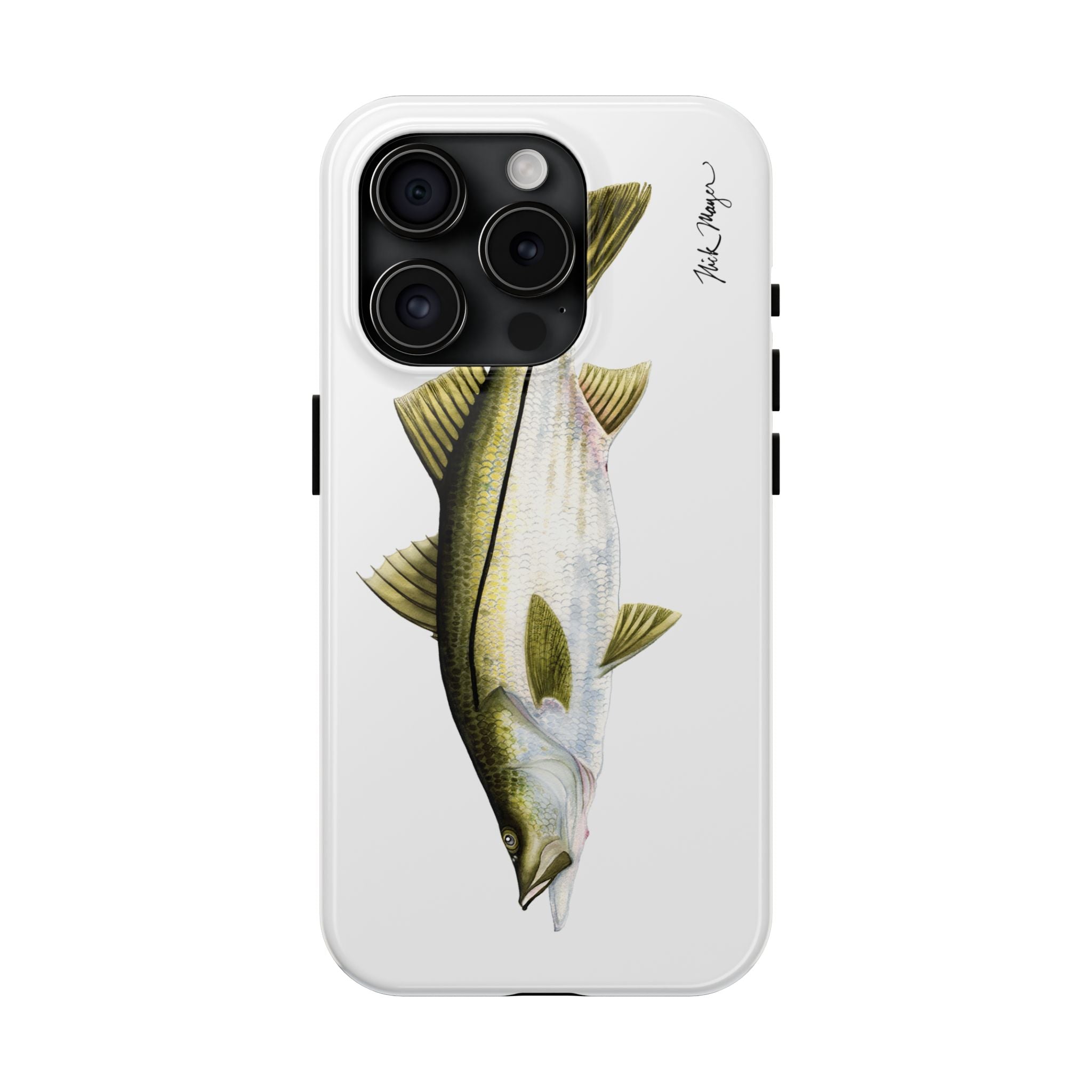 Snook White Phone Case (iPhone)