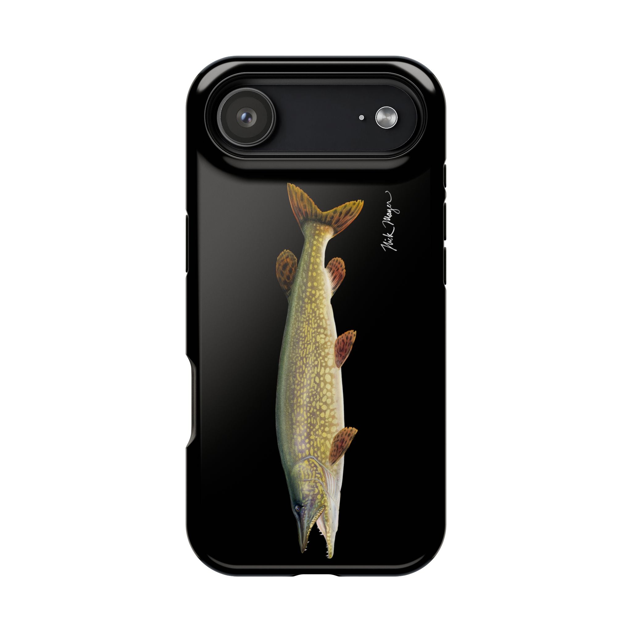 Northern Pike MagSafe Black iPhone Case Printify