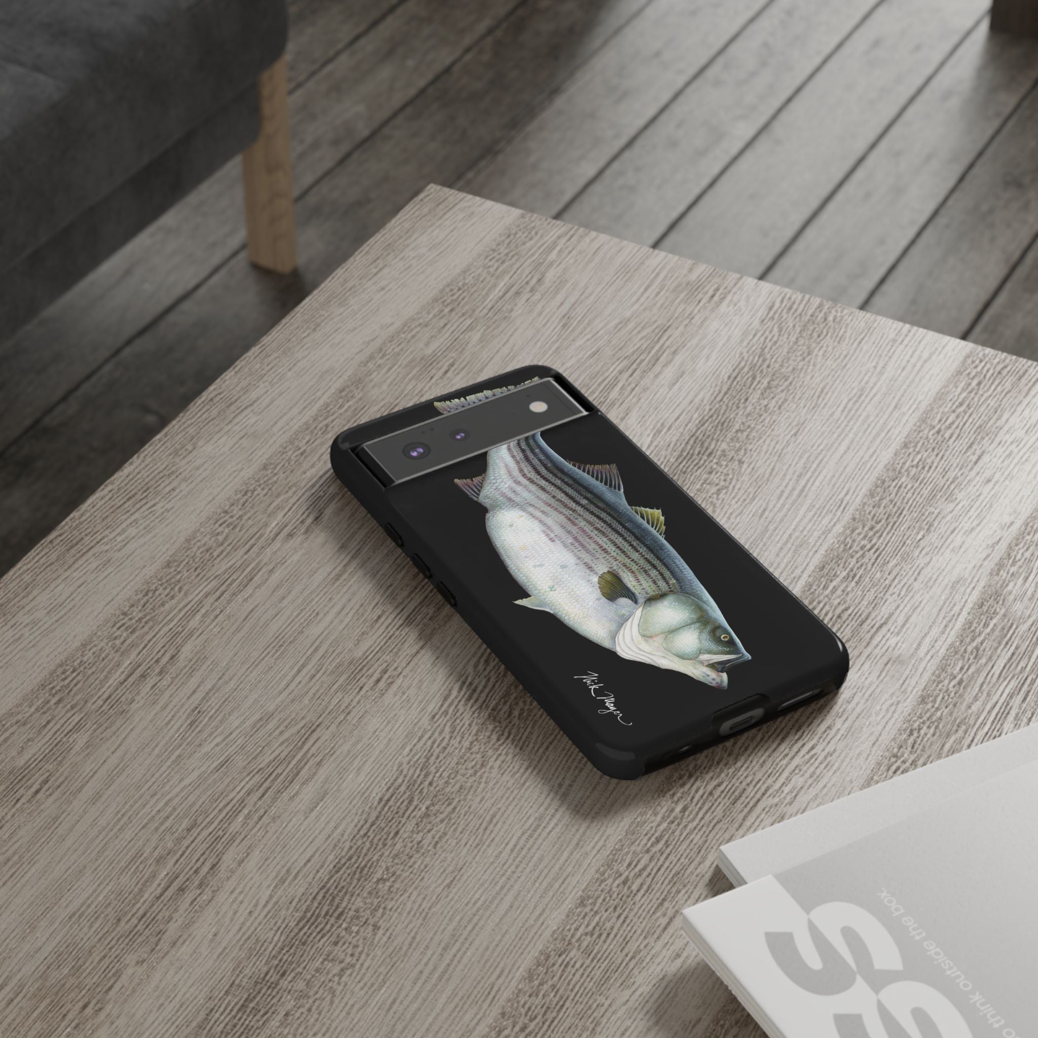 Cow Striper Phone Case (Samsung) - black