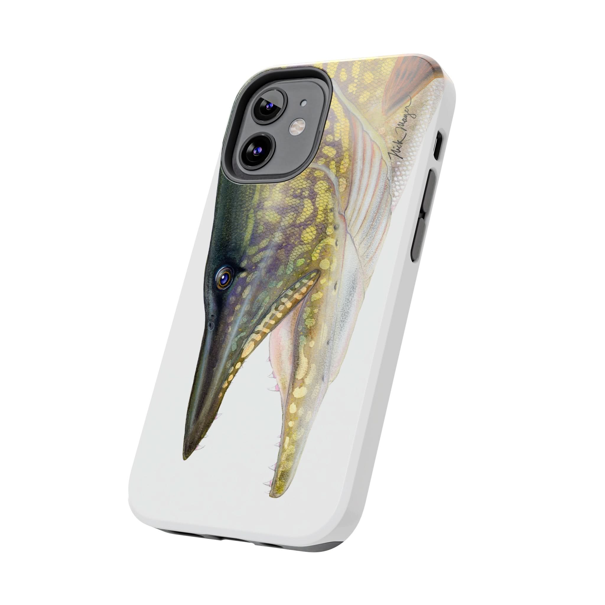 Northern Pike Face Phone Case (iPhone)