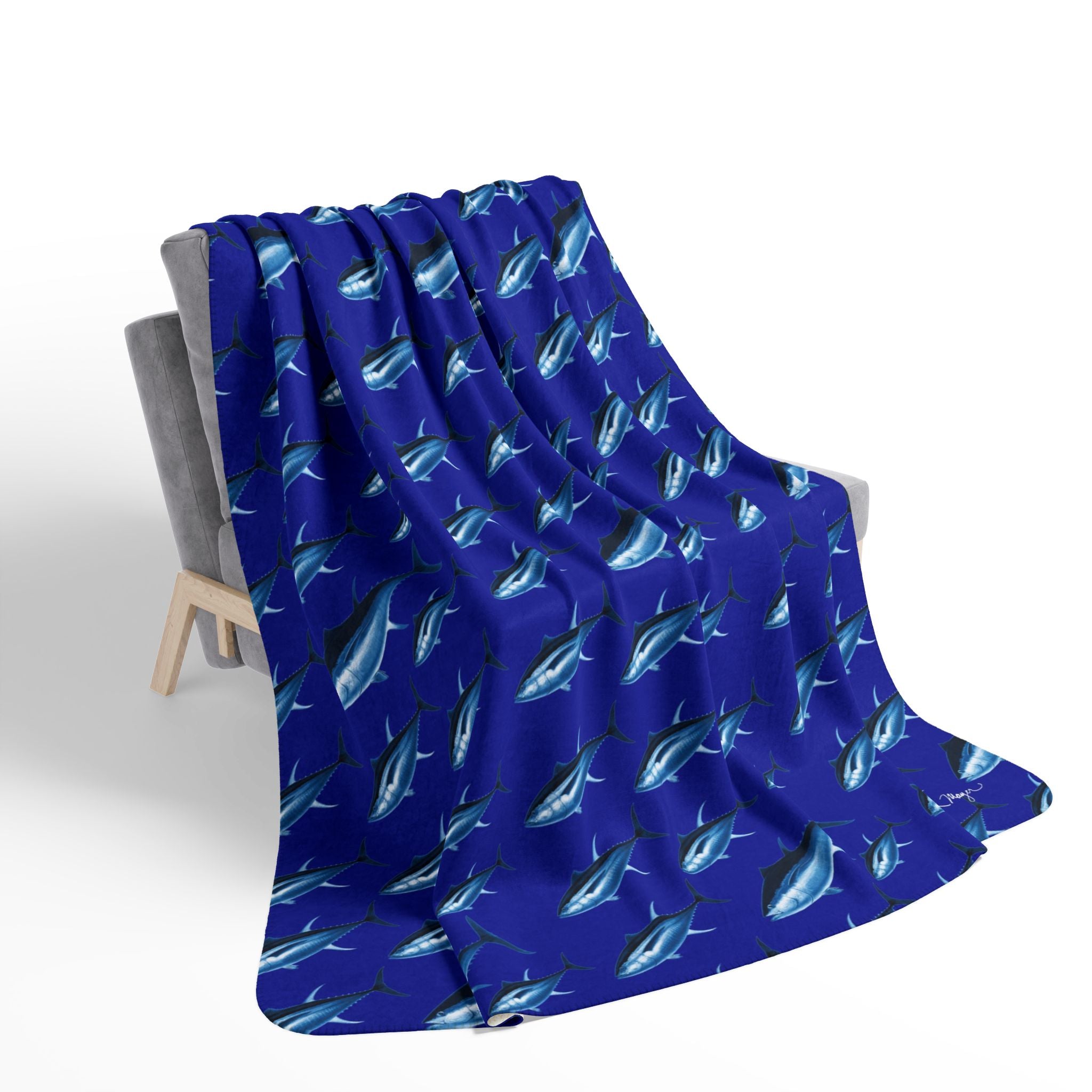 Blue Tuna Super Soft Sherpa Blanket