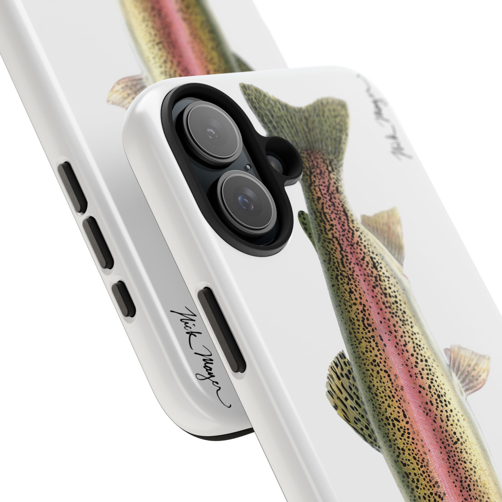 Rainbow Trout White Phone Case (iPhone)