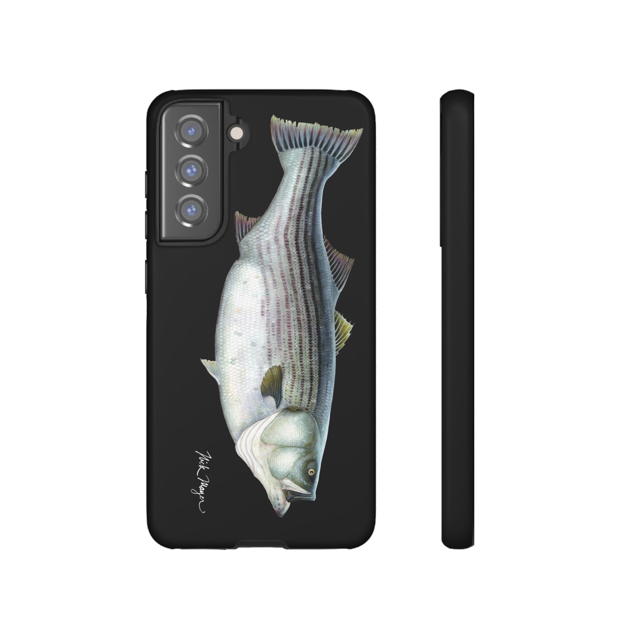 Cow Striper Phone Case (Samsung) - black