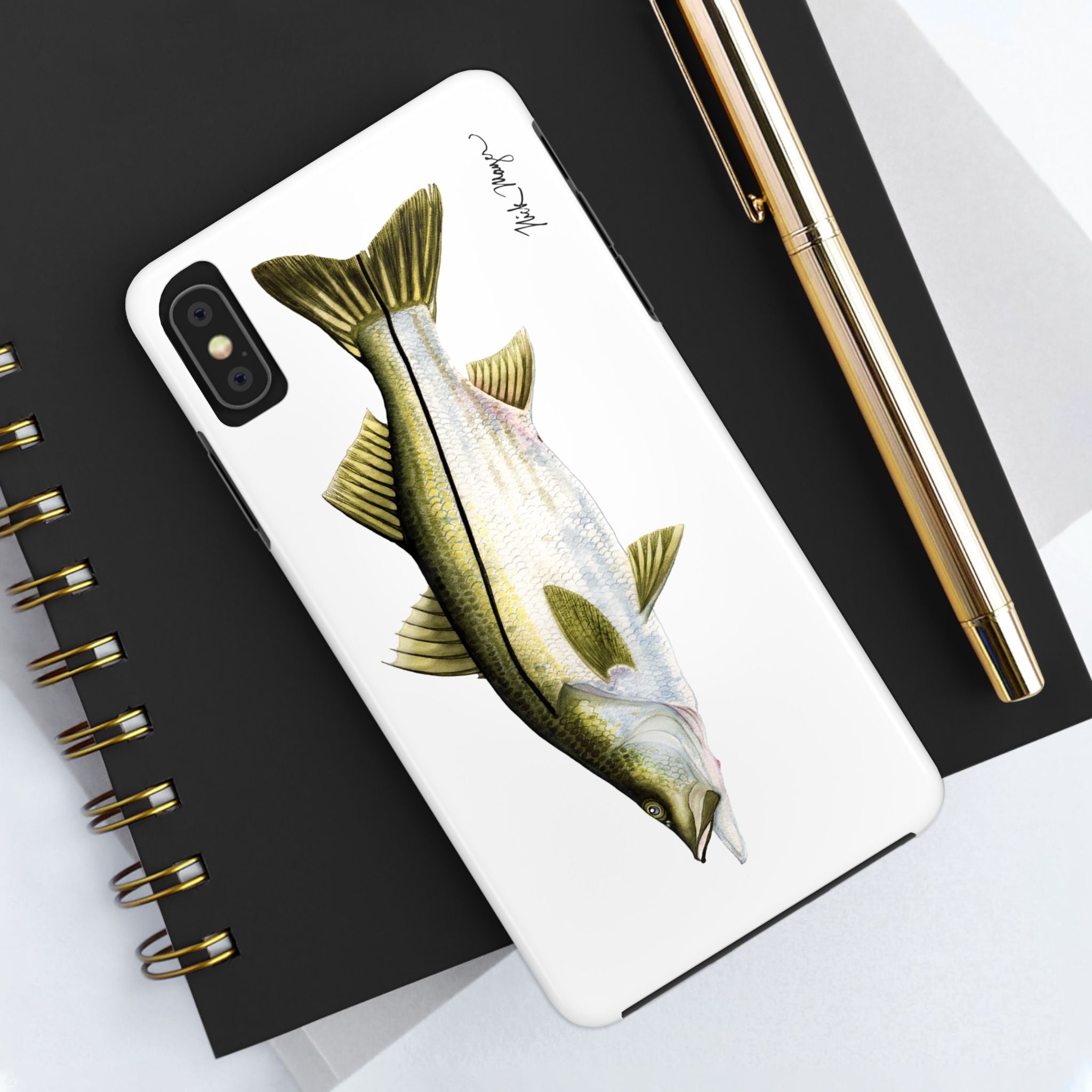 Snook White Phone Case (iPhone)
